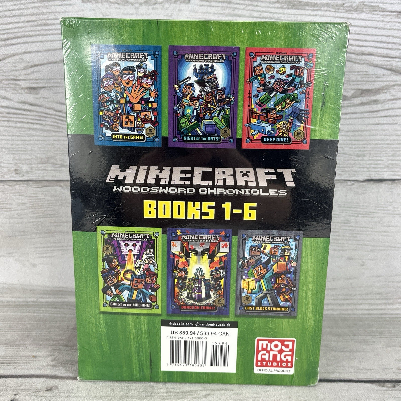 Minecraft Woodsword Chronicles: Books 1-6 Set Brand New Factory Sealed
