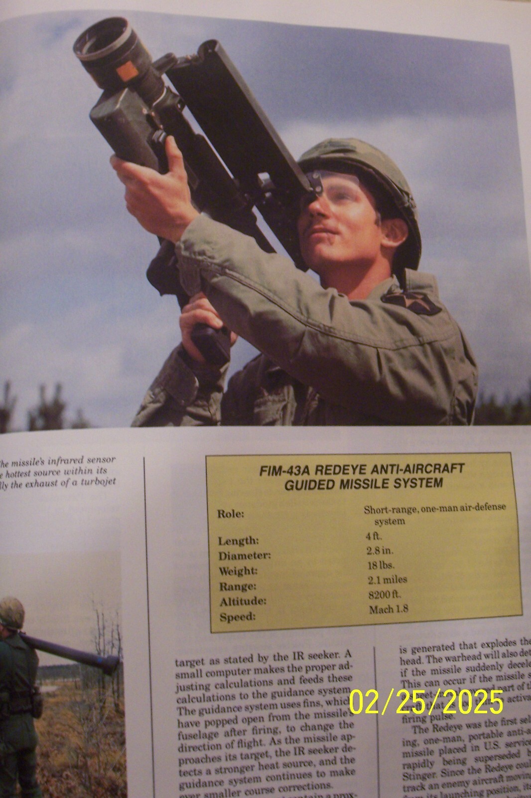 USA US Army U.S. COMBAT America’s Land Based Weaponry Reference Book 260 pages