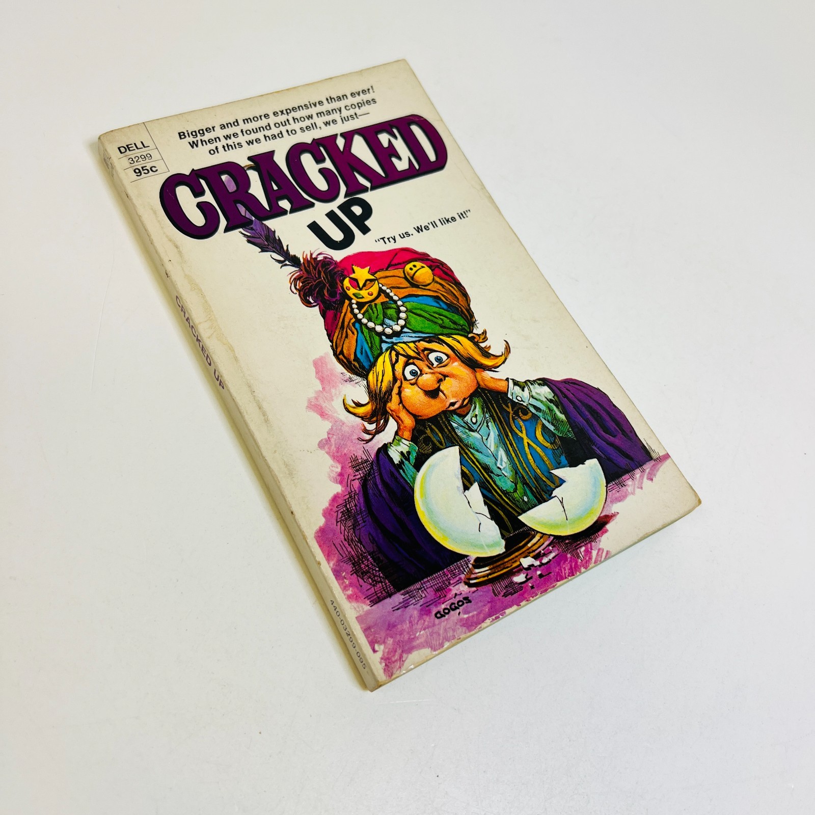 Cracked Magazine MAD Paperback Book CRACKED UP 1974 1st Print Vintage