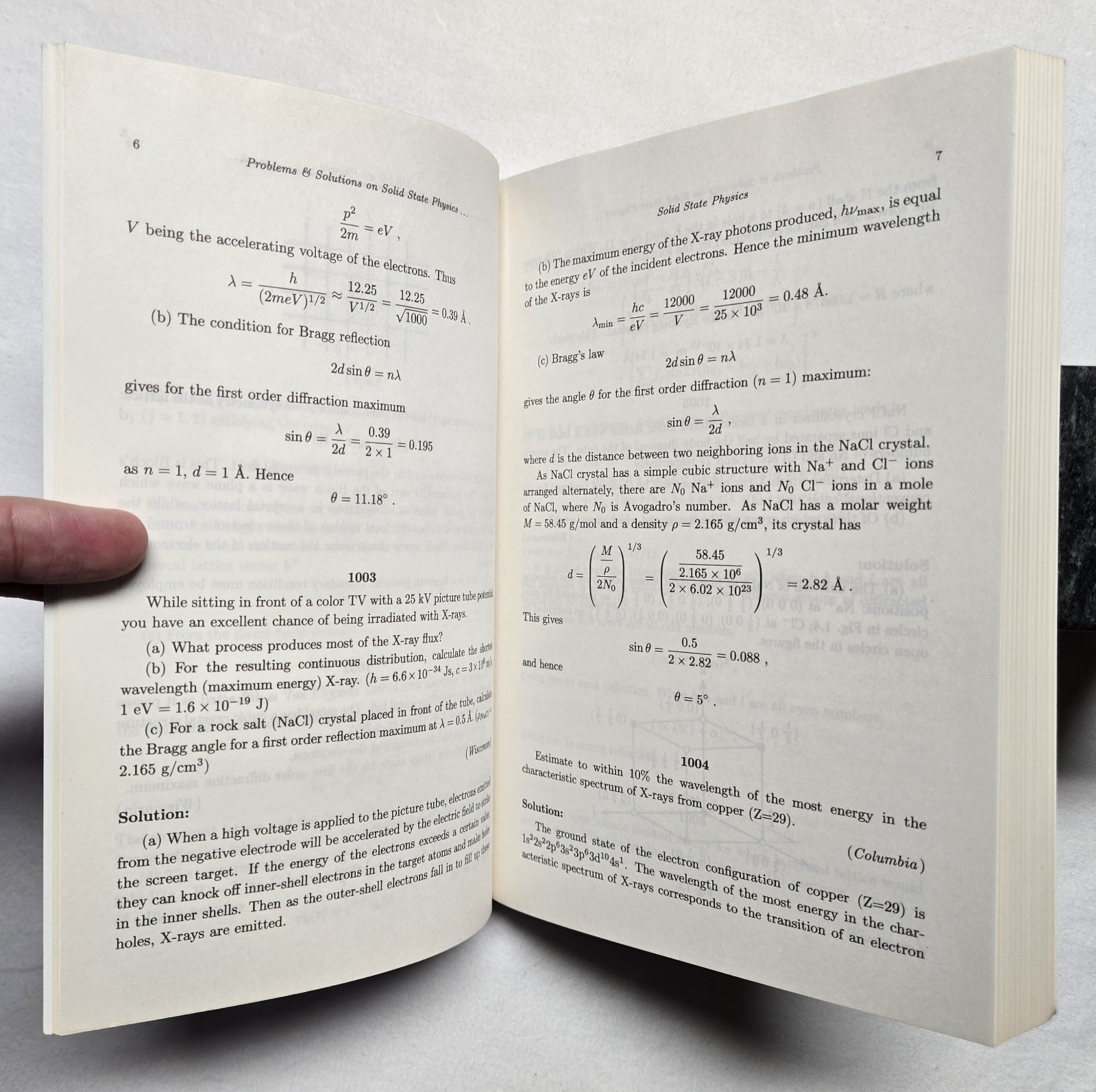 Problems & Solutions On Solid State Physics, Relativity And Miscellaneous Topics