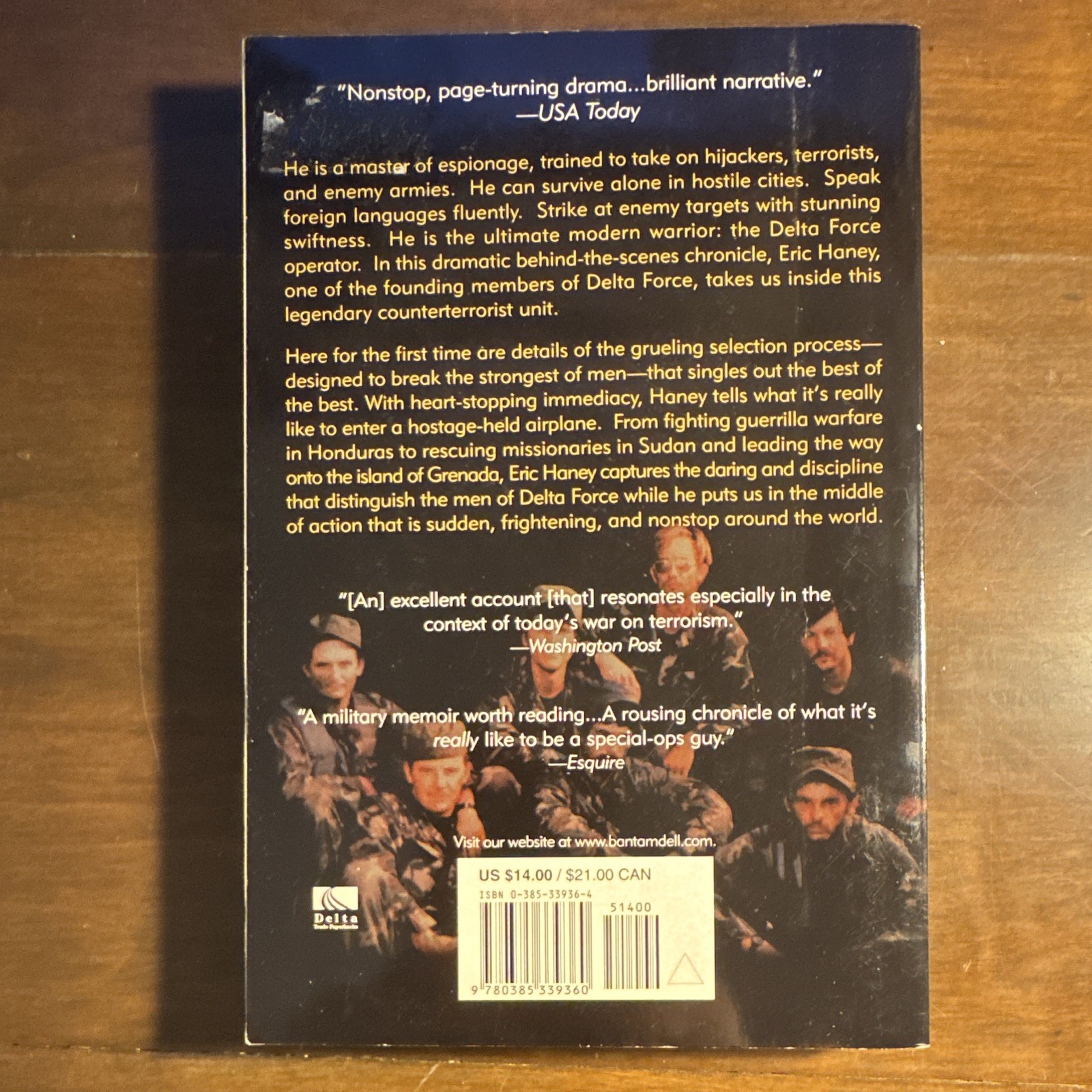 Inside Delta Force by Eric Haney