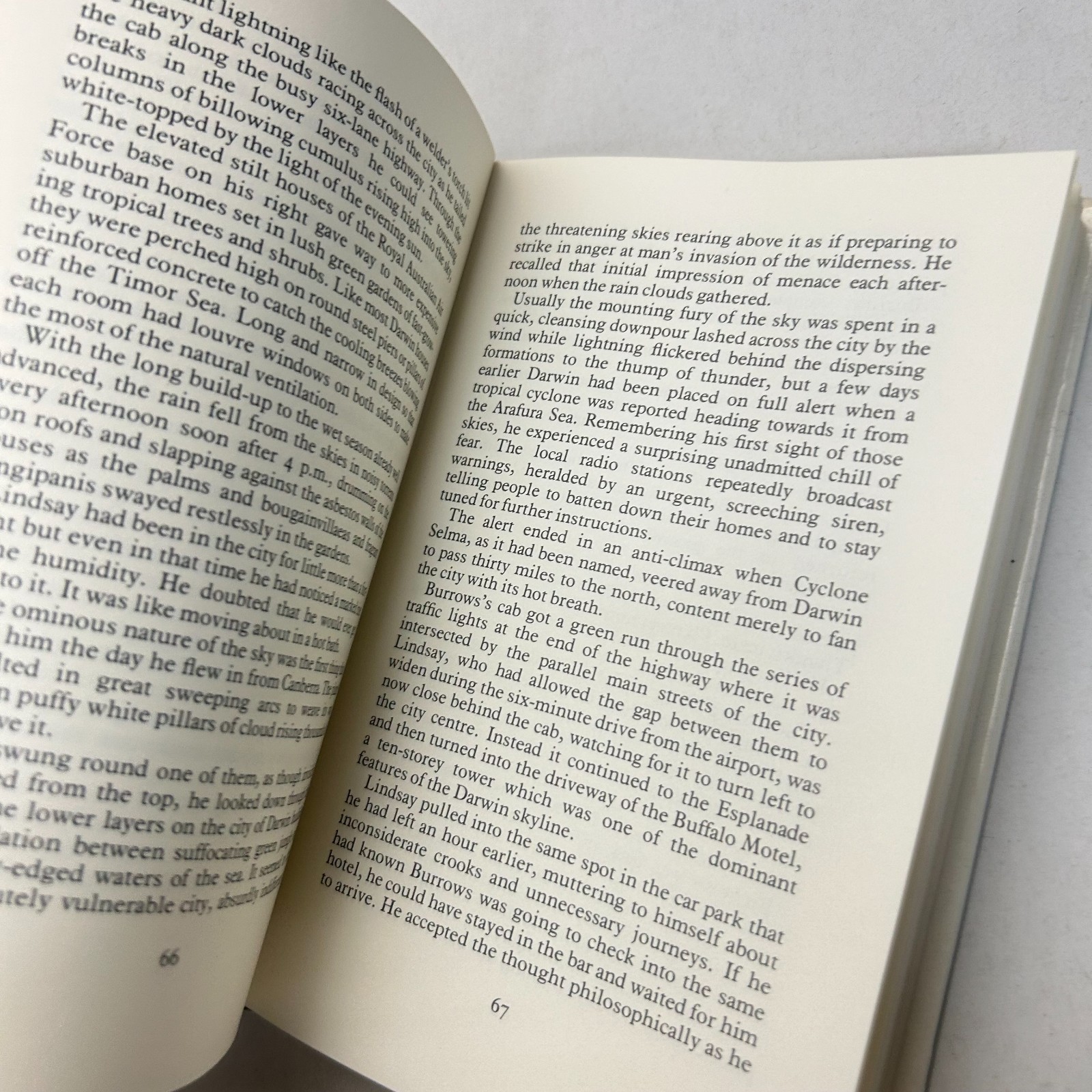 The Megawind Cancellation by Bernard Boucher 1979 1st ed Signed Cyclone Tracy