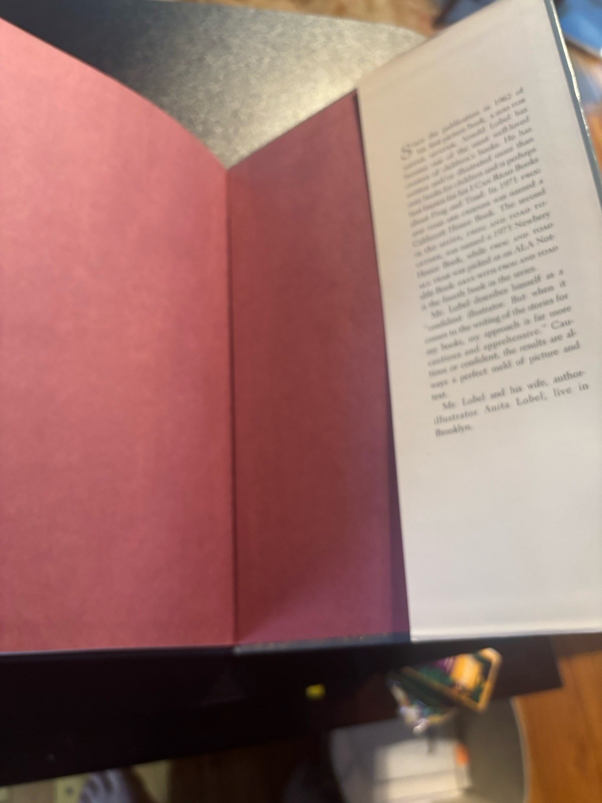 RARE SIGNED w/SKETCH! Fables by Arnold Lobel – 1st ed/3rd ptg VG+/VG+