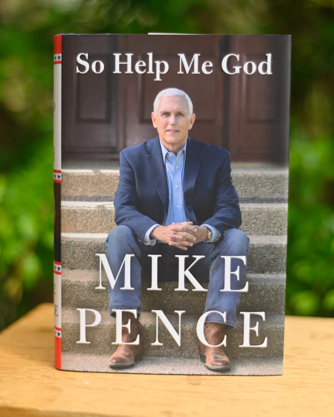 signed Mike Pence So Help Me God 2022 Gift Appropriate