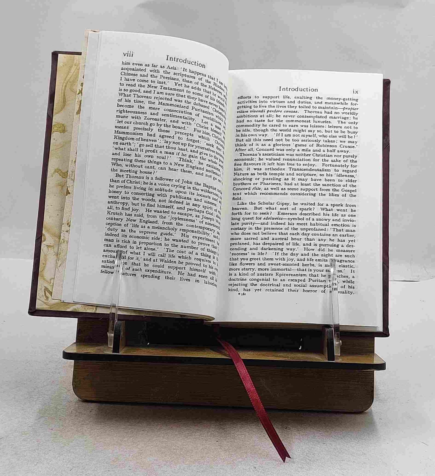 Walden or Life in the woods 1908 by Henry David Thoreau [Leather Crafted]