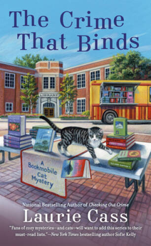 The Crime That Binds (A Bookmobile Cat Mystery) – Mass Market Paperback – GOOD