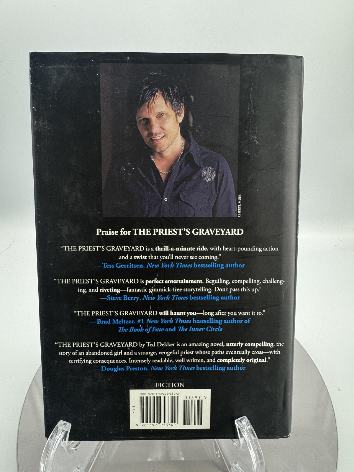 Ted Dekker Lot 2 Hardcover Books The Sanctuary Large Print + Priest’s Graveyard