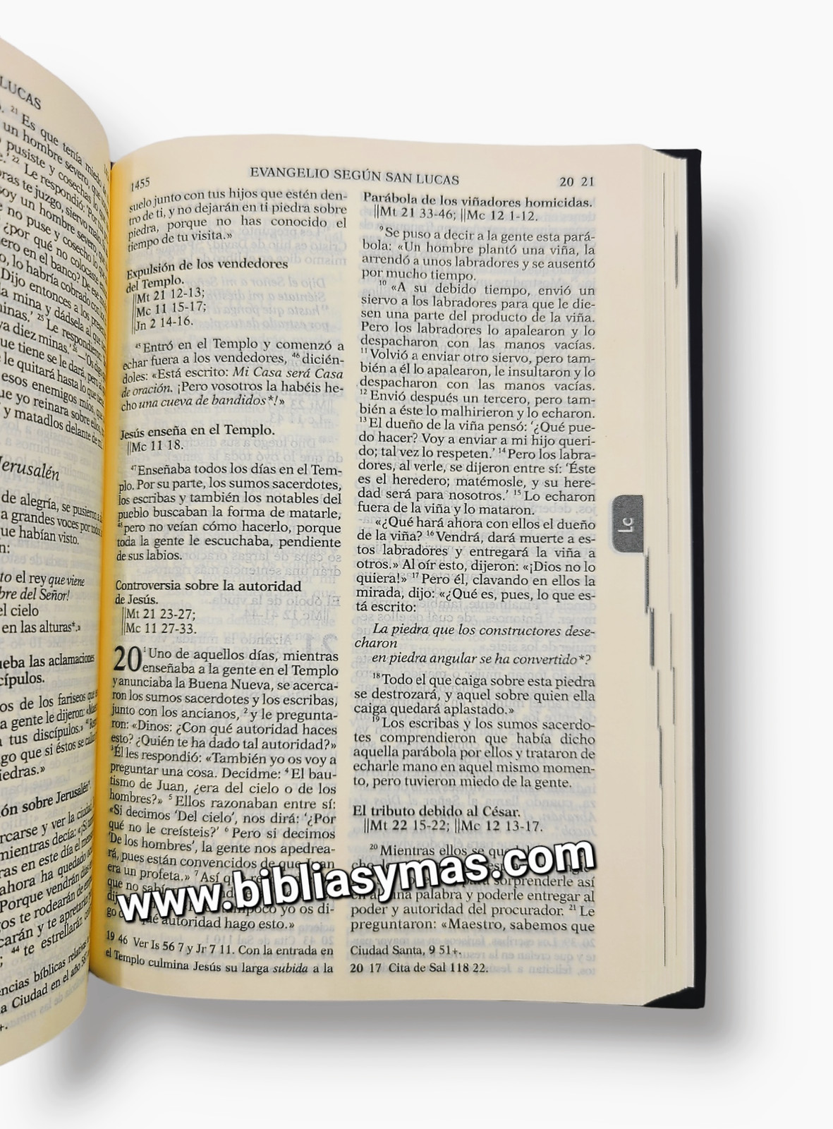 Biblia de Jerusalen Catolica Tamaño Bolsillo Tapa Dura Azul – Personalizada