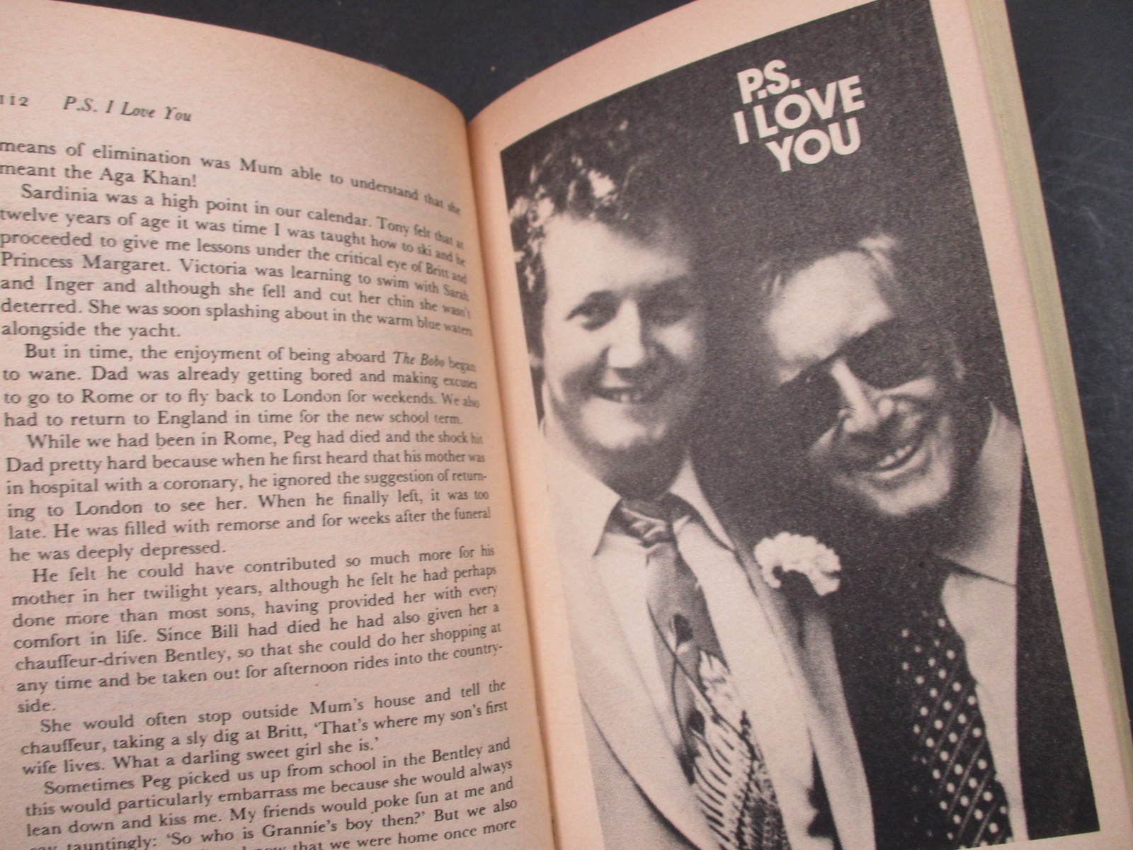 P.S. I LOVE YOU (AN INTIMATE PORTRAIT OF PETER SELLERS) 1983 Paperback PB