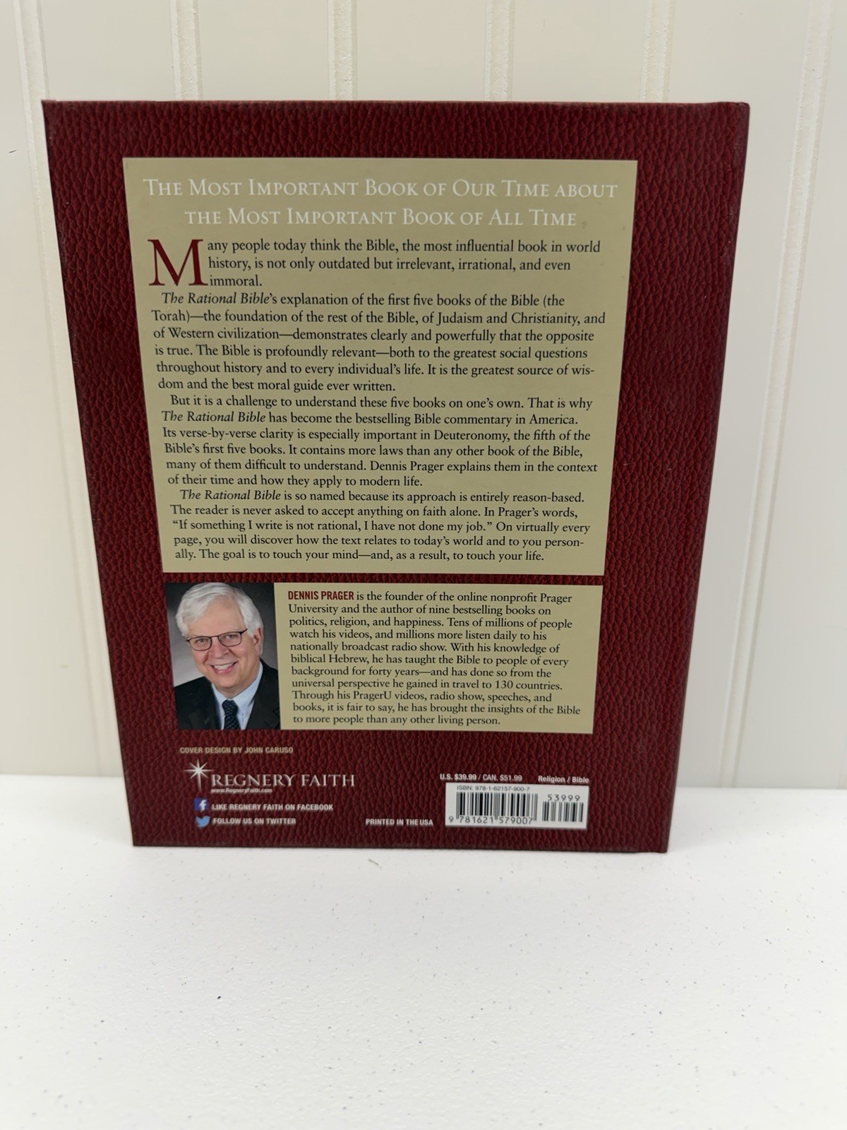 Rational Bible: Deuteronomy by Dennis Prager (2022, Hardcover)