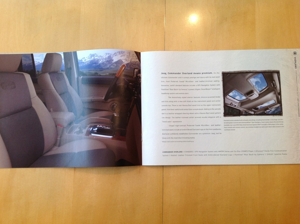 2007 Jeep Commander Limited Quadra 5.7L HEMI V8 4.7L SUV Catalog Brochure Book