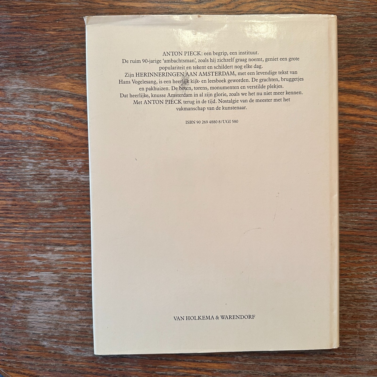 Memories of Amsterdam by Anton Pieck & Hans Vogelesang Dutch Art HC 1987 VG-