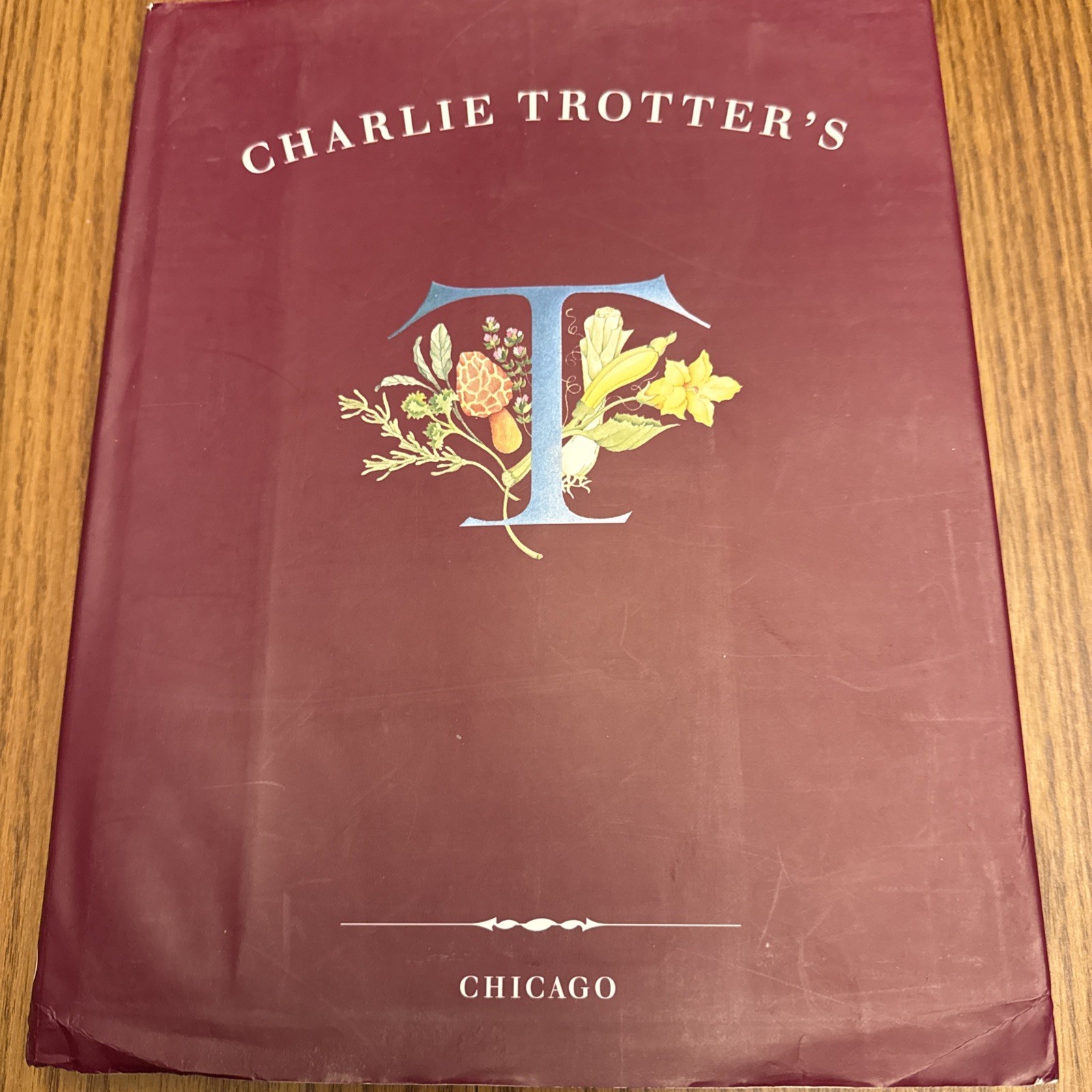 Vintage 1994 Charlie Trotter’s Cookbook Chicago Hardcover Ten Speed Press