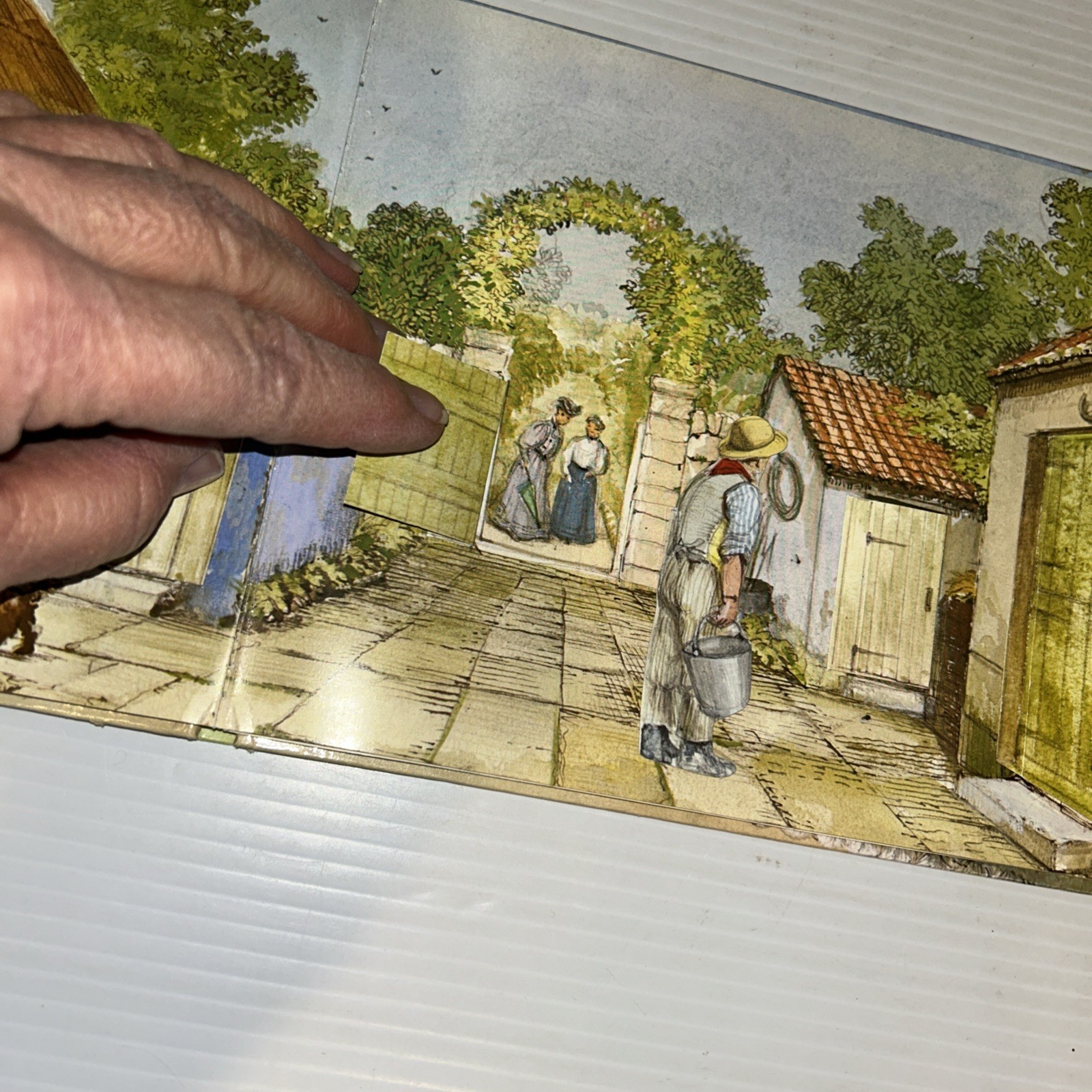 Lavinia’s Cottage 1982 HC Popup Book by John S Goodall 1 PAGE AS IS HB