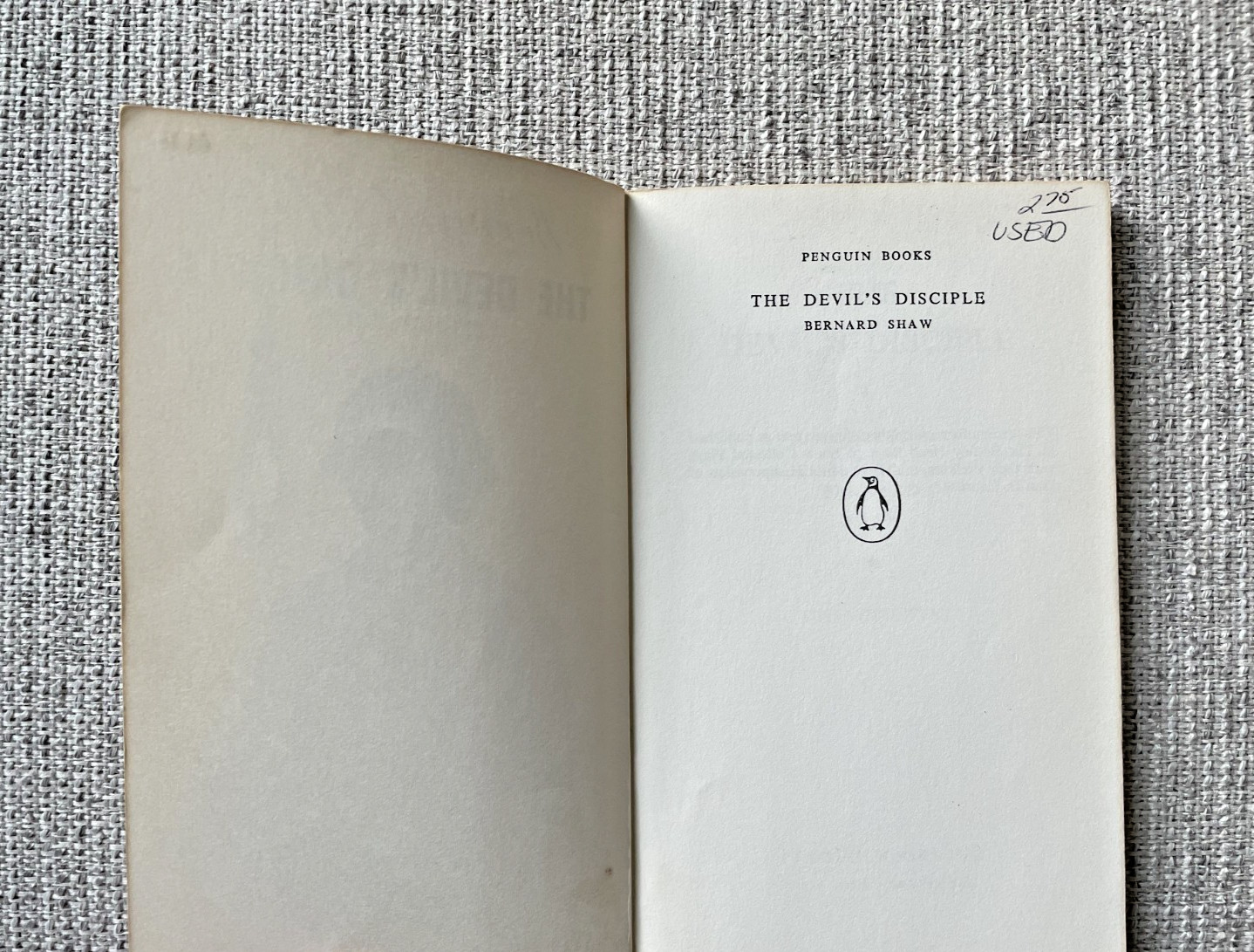 The Devil’s Disciple by Bernard Shaw 1976 Paperback Good Condition Ships Free