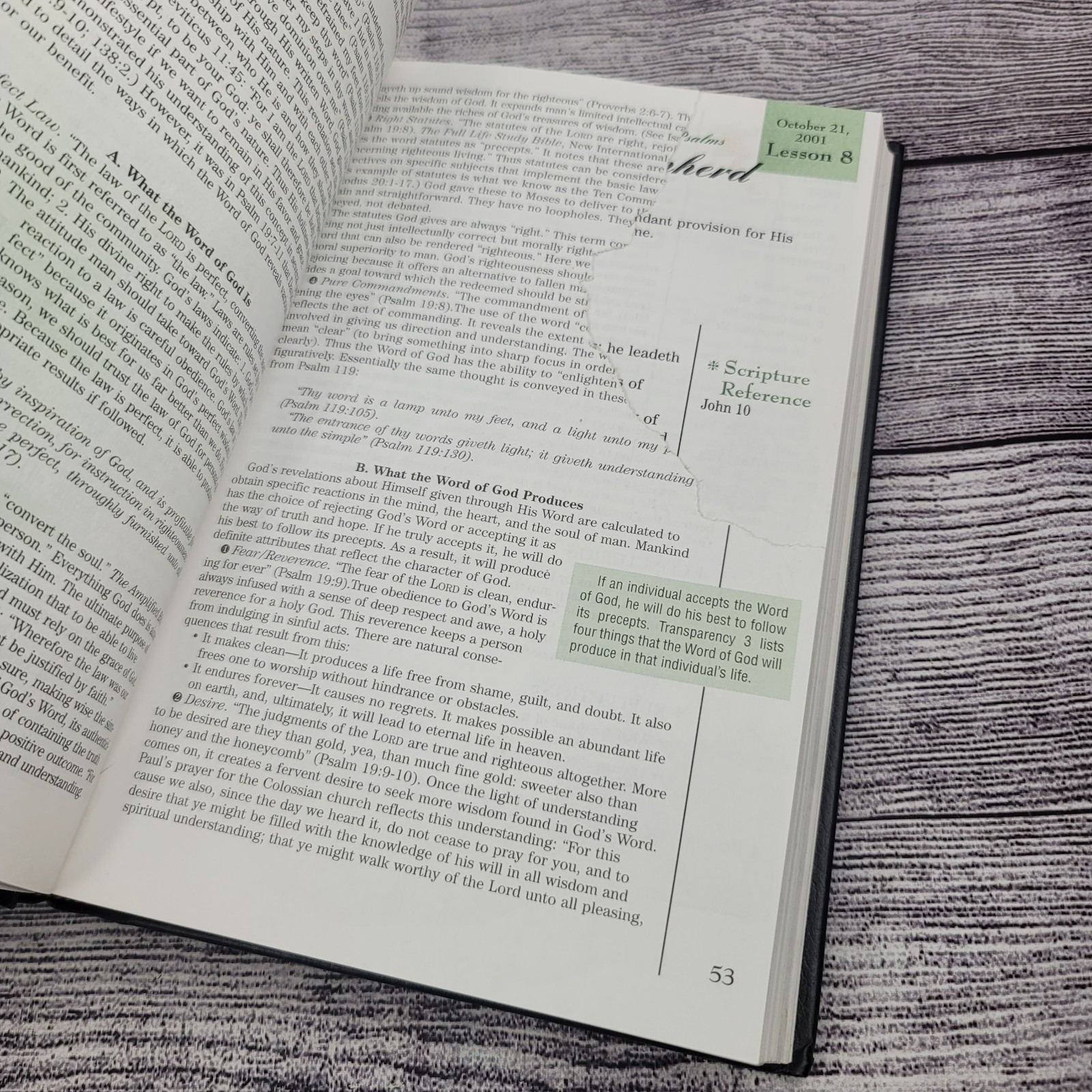 Word Aflame Adult Teacher – 2001-2002; Expository Series: Volume 1 (Read)