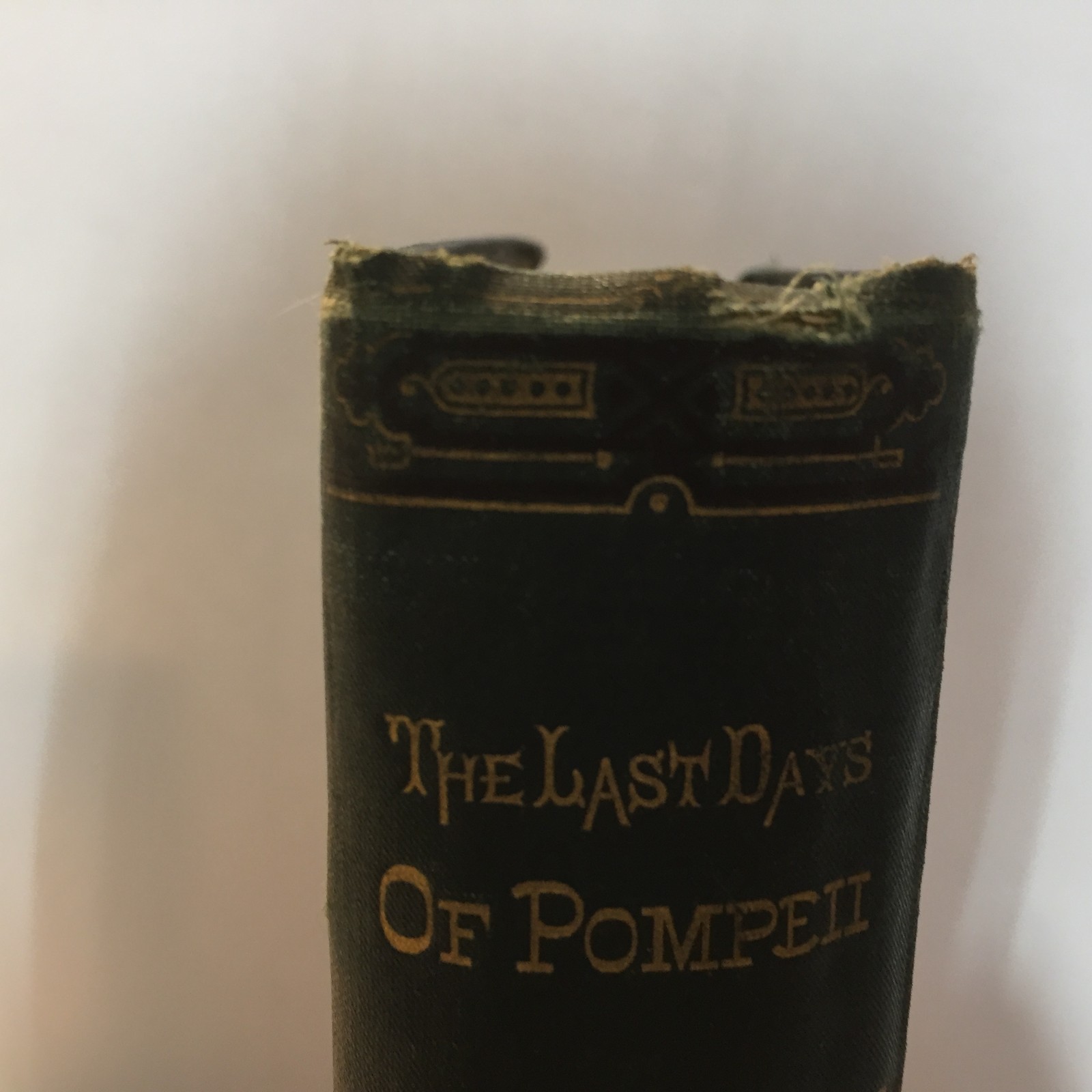 The Last Days Of Pompeii Edward Bulwer-Lytton 1880 J.B. Lippincott Disaster Fic