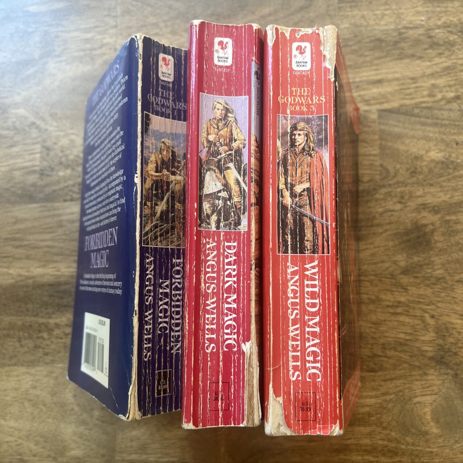 ANGUS WELLS – The Godwars: Volumes 1-3 / ONE OWNER – FREE SAME DAY SHIPPING