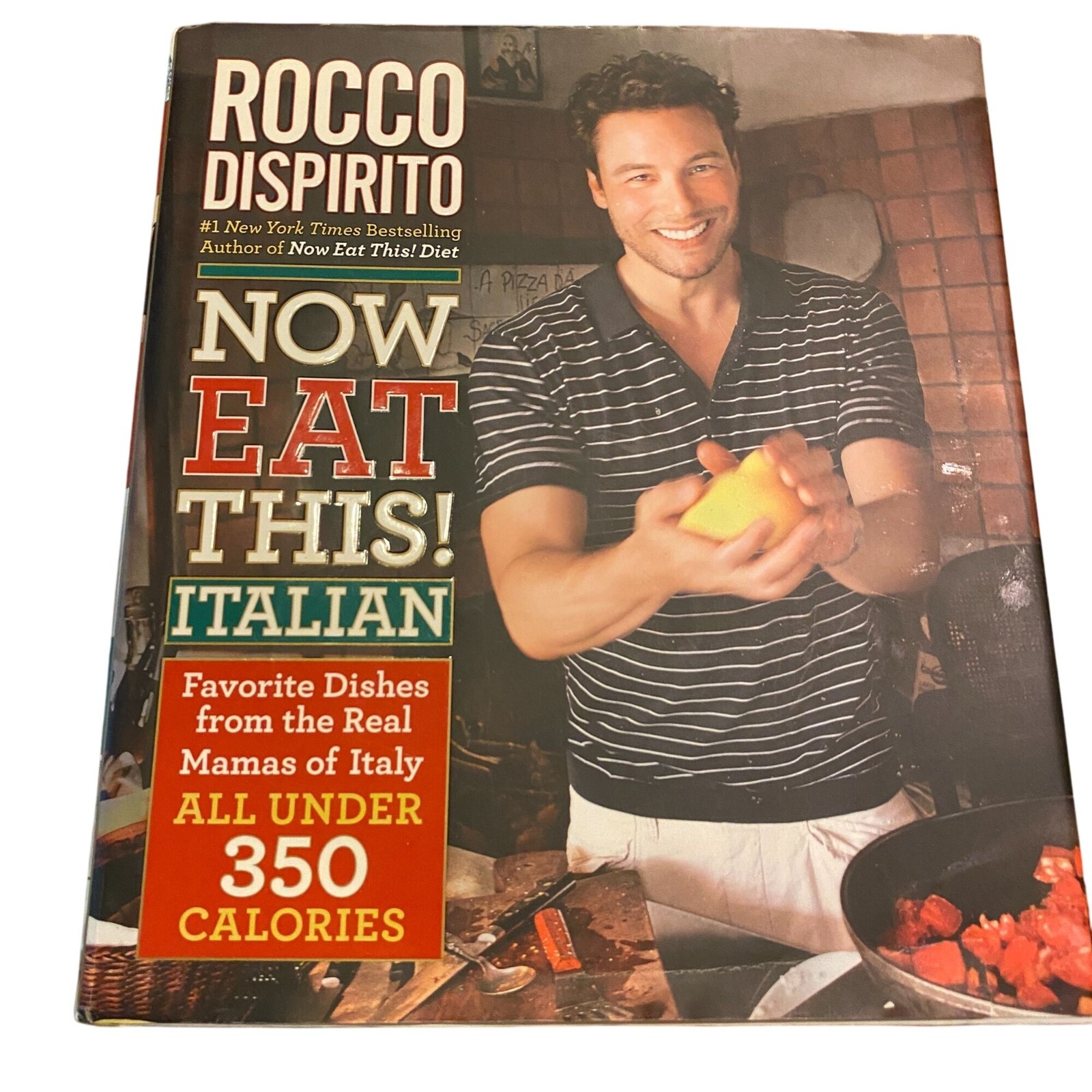 Rocco Dispirito cookbook lot Now eat this Italian comfort foods diet recipe book