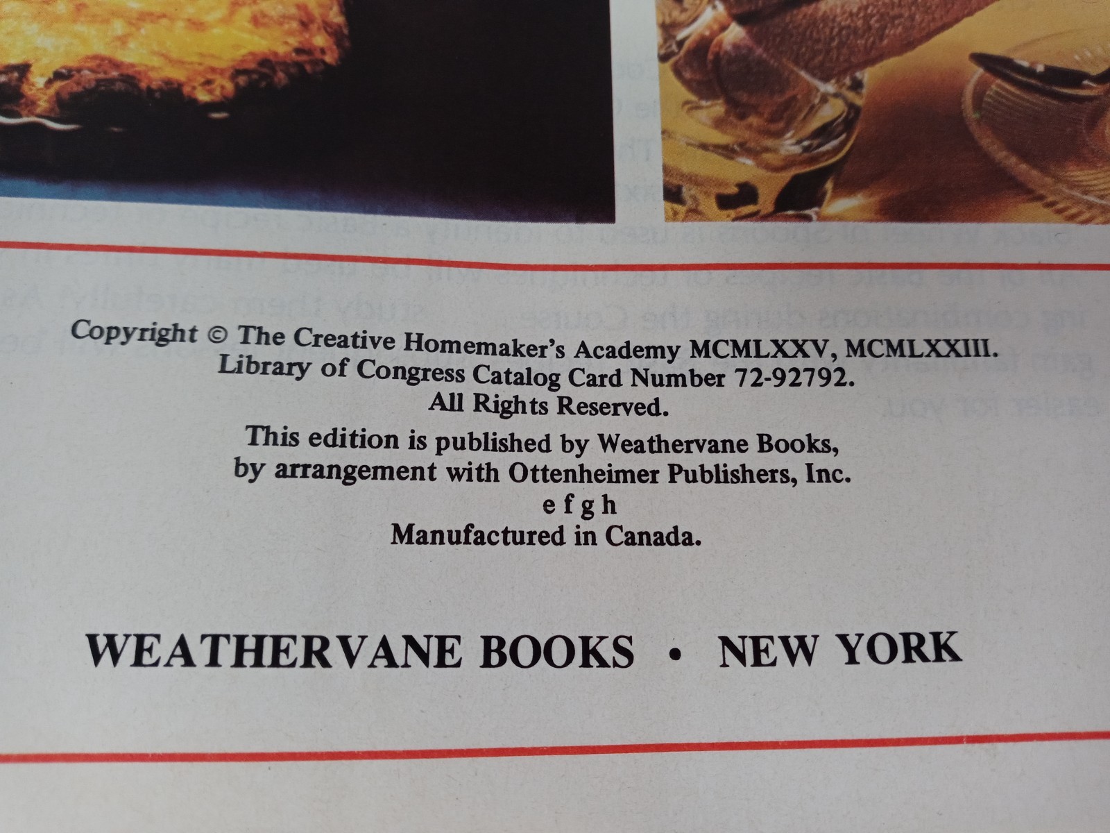 Vintage Creative Cooking Course Charlotte Turgeon Larousse Gastronomique HC DJ