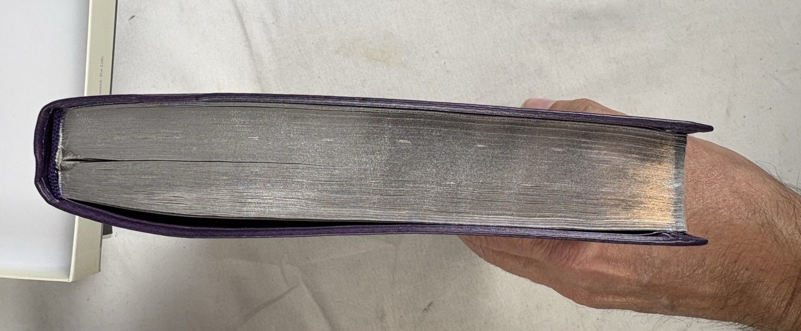 Thinline Reference Large Print KJV Bible Red Letter Filament Enabled Purple