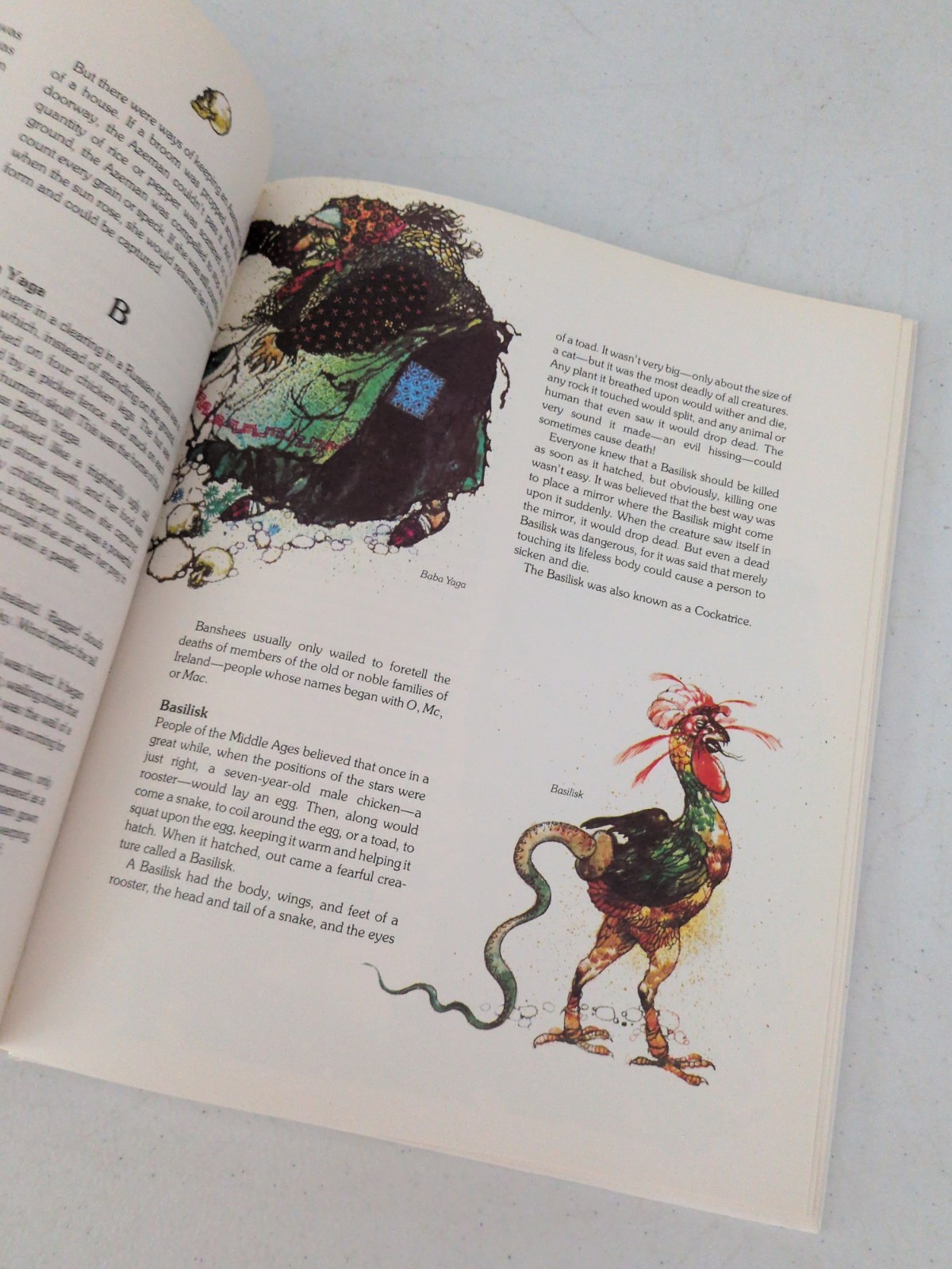 Encyclopedia of Legendary Creatures by Tom McGowen Illus. Victor G. Ambrus. Lib