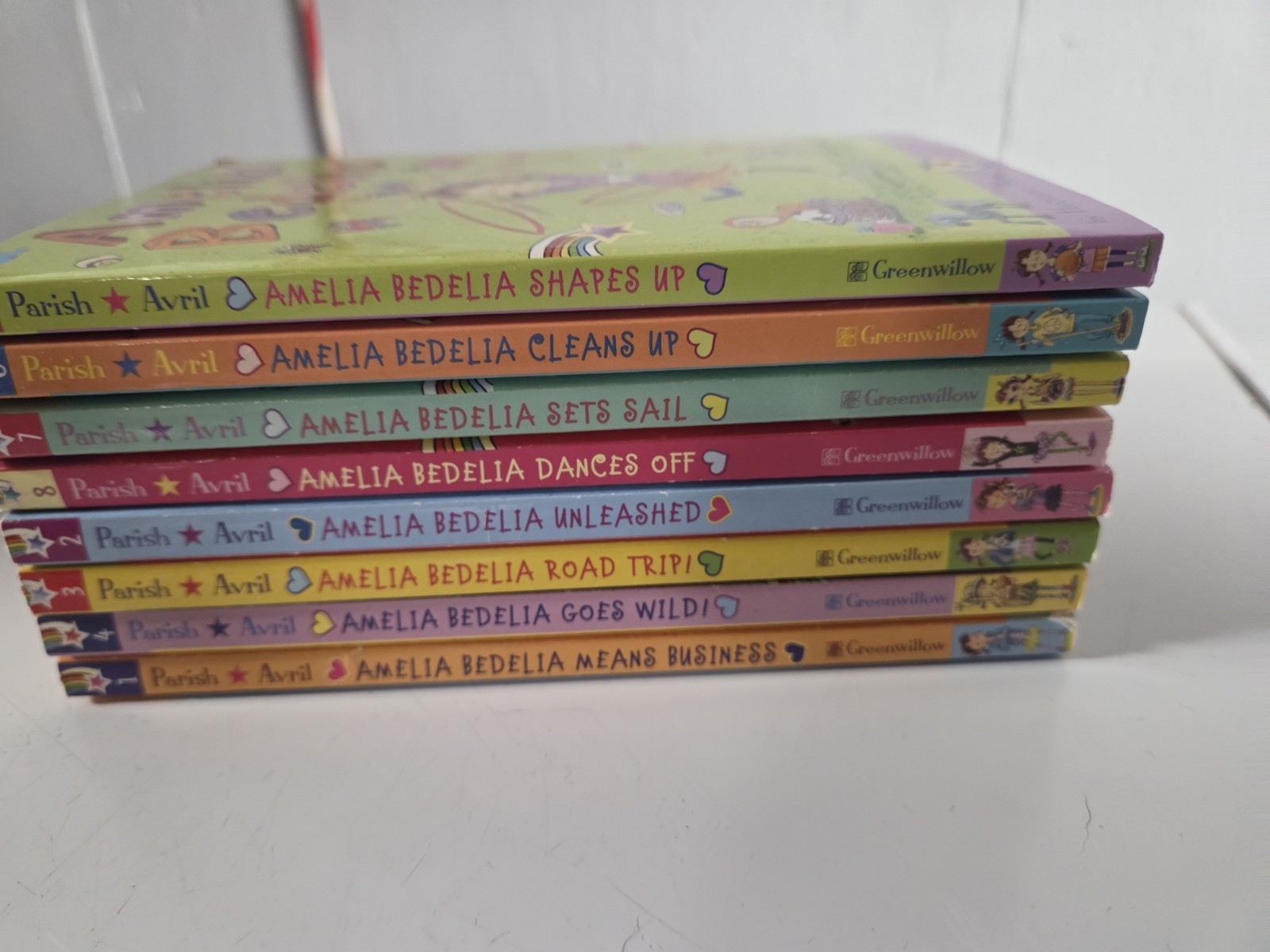 Amelia Bedelia Chapter Book 8-Book Box Set by Herman Parish (2016, Paperback)
