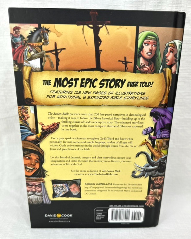 The Action Bible: God’s Redemptive Story (Action Bible Series) Children’s Bible