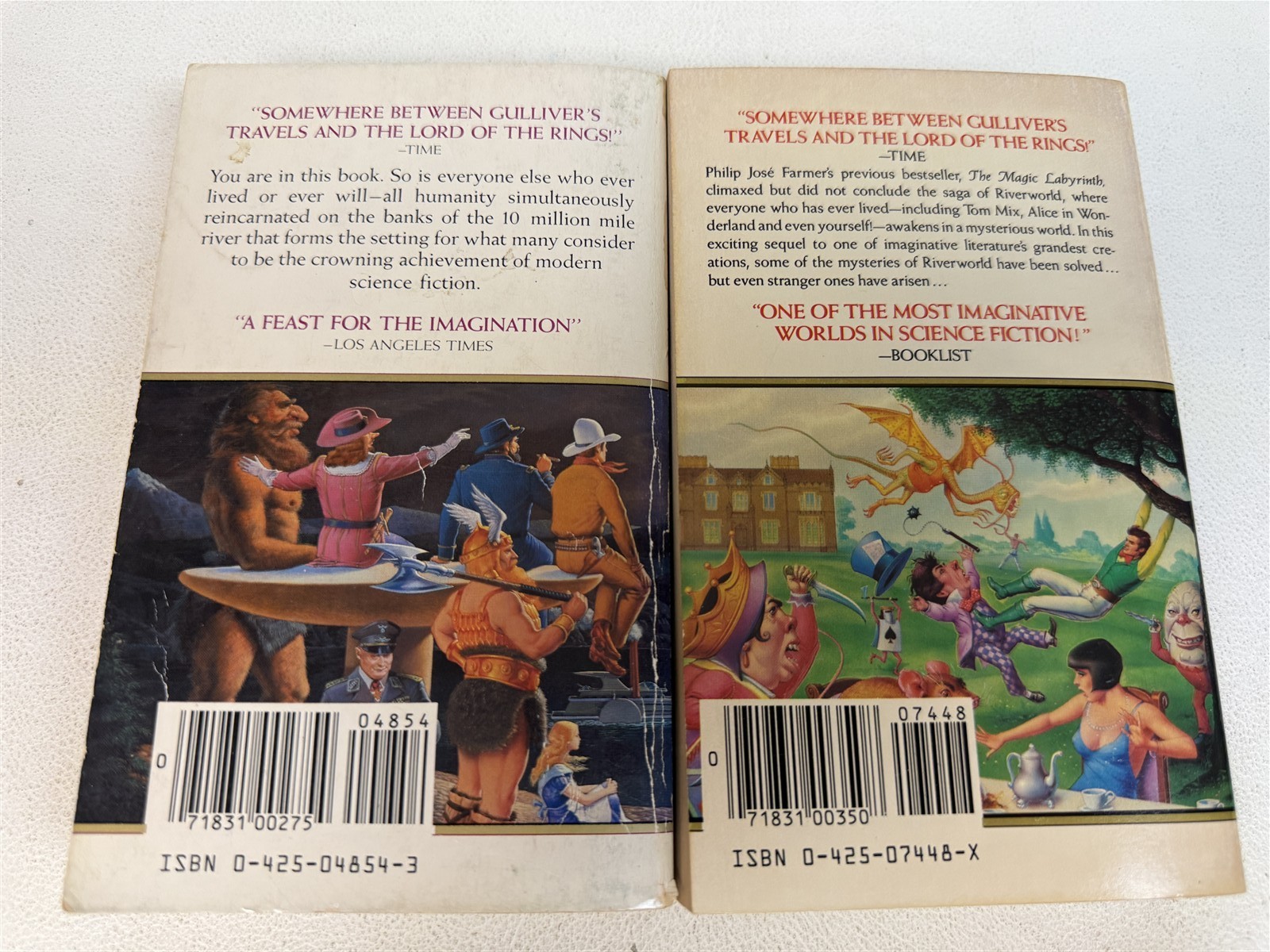 Philip Jose Farmer Lot 5 Riverworld Scattered Bodies Fabulous Riverboat Dark Des
