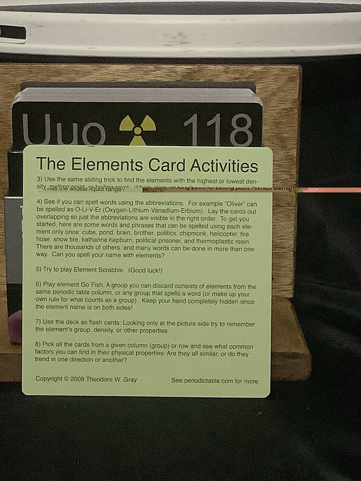 Photographic Card Deck of The Elements: With Big Beautiful Photograp -New Opened