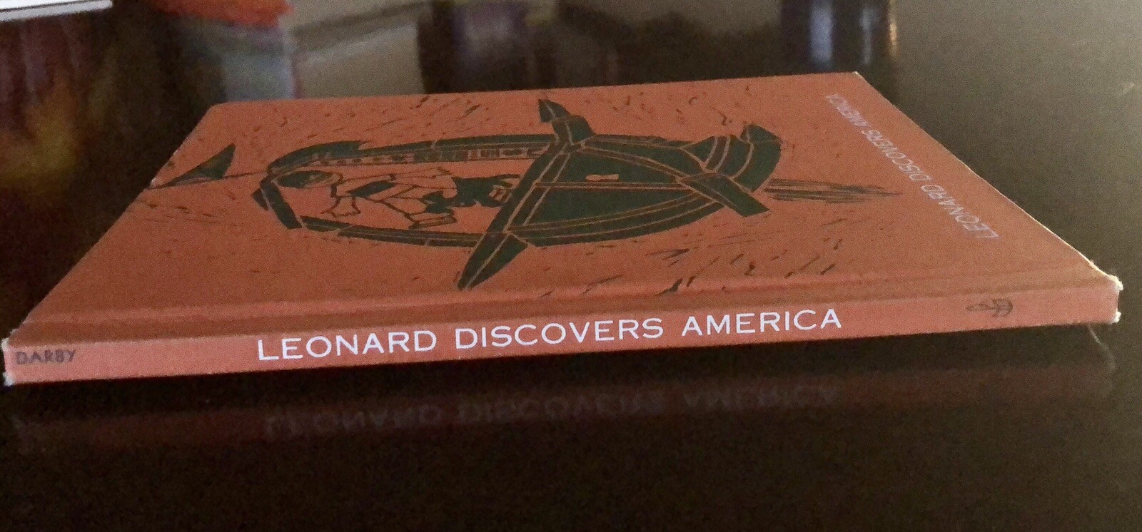 Leonard Discovers America Columbus Textbook Picture Book Vintage Classroom 1965