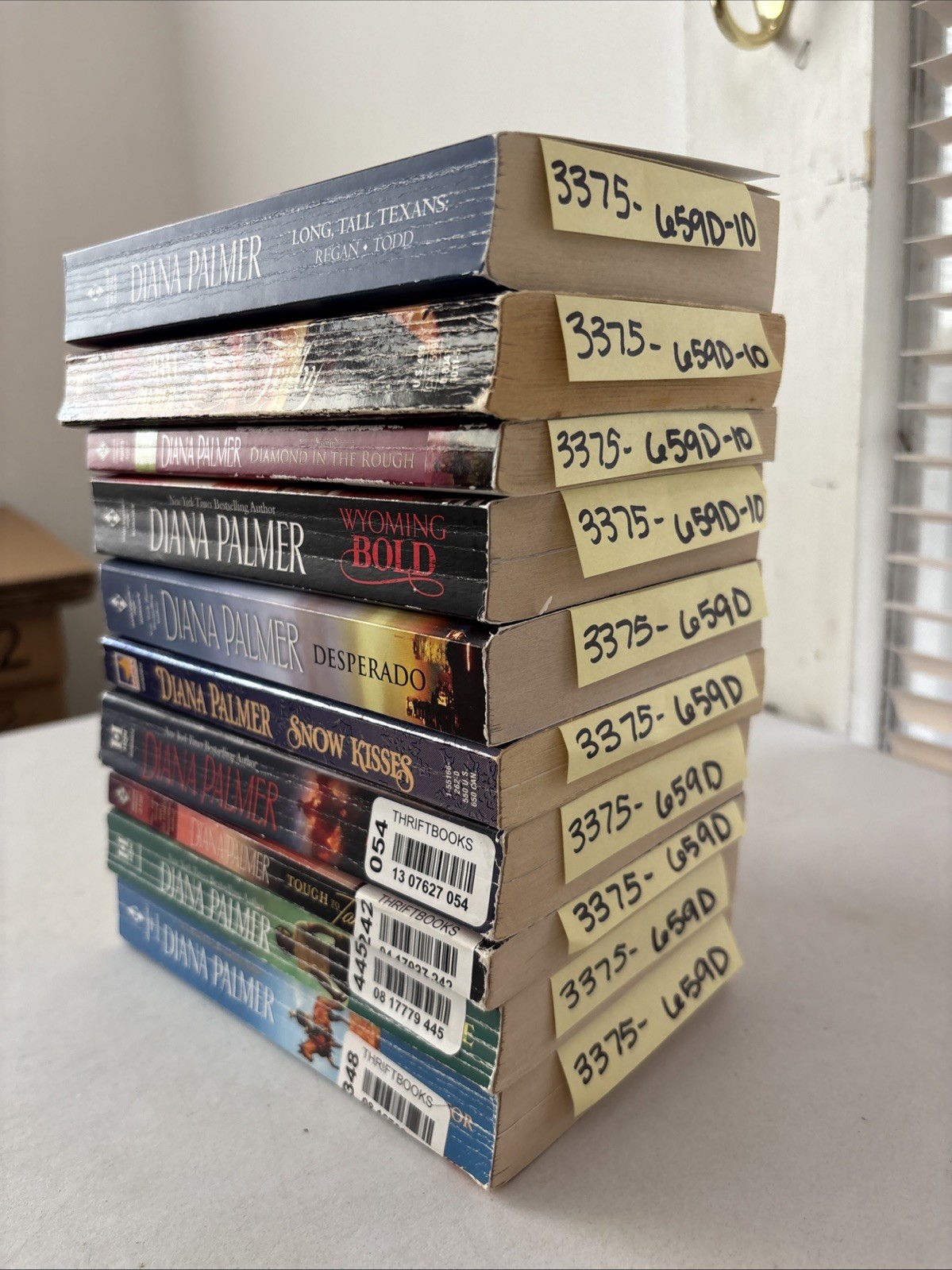Lot of 10- Diana Palmer – Western, Romance – Free Shipping