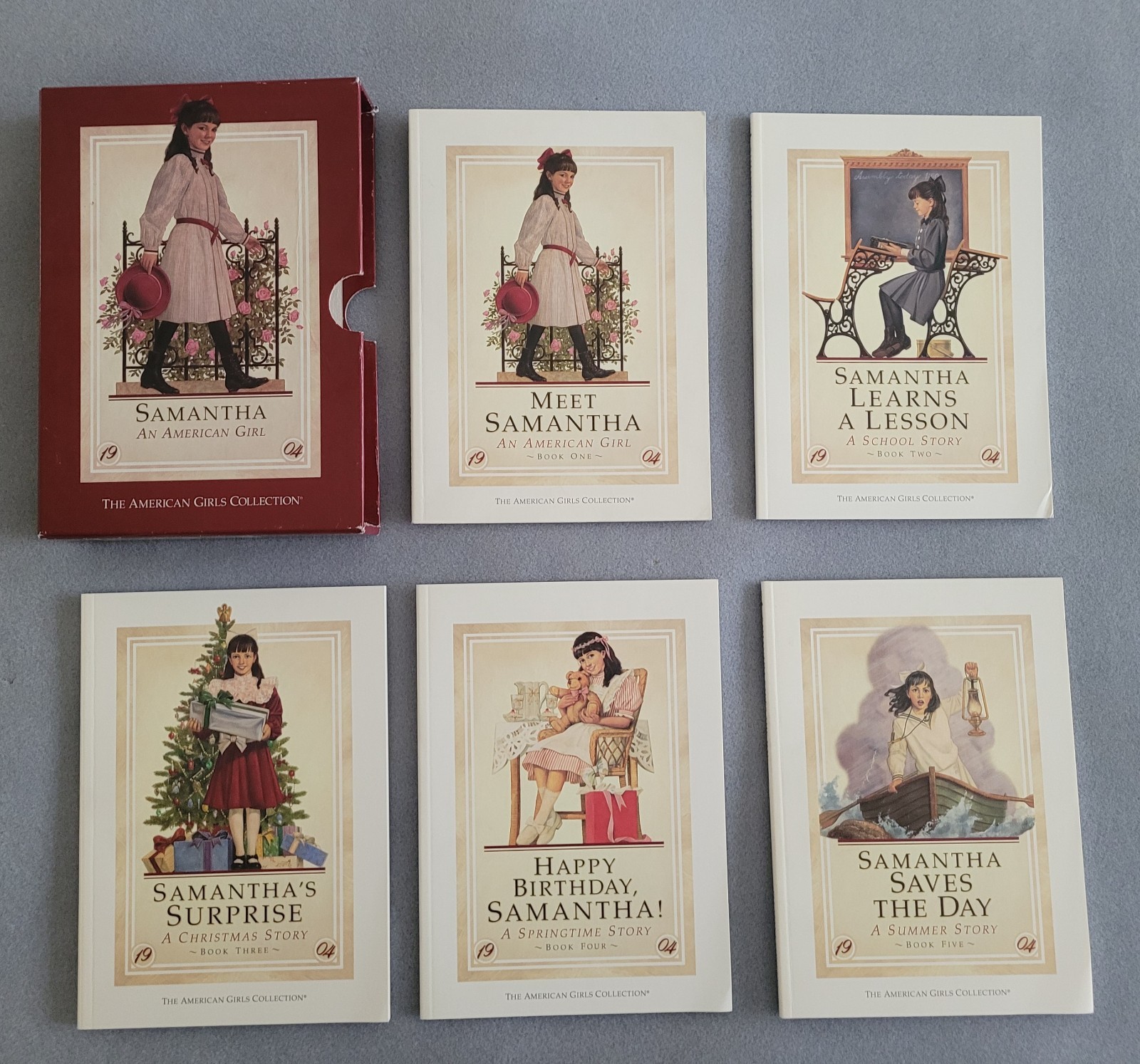 PLEASANT COMPANY American Girl Collection SAMANTHA Book 1-5 by Valerie Trip-1998
