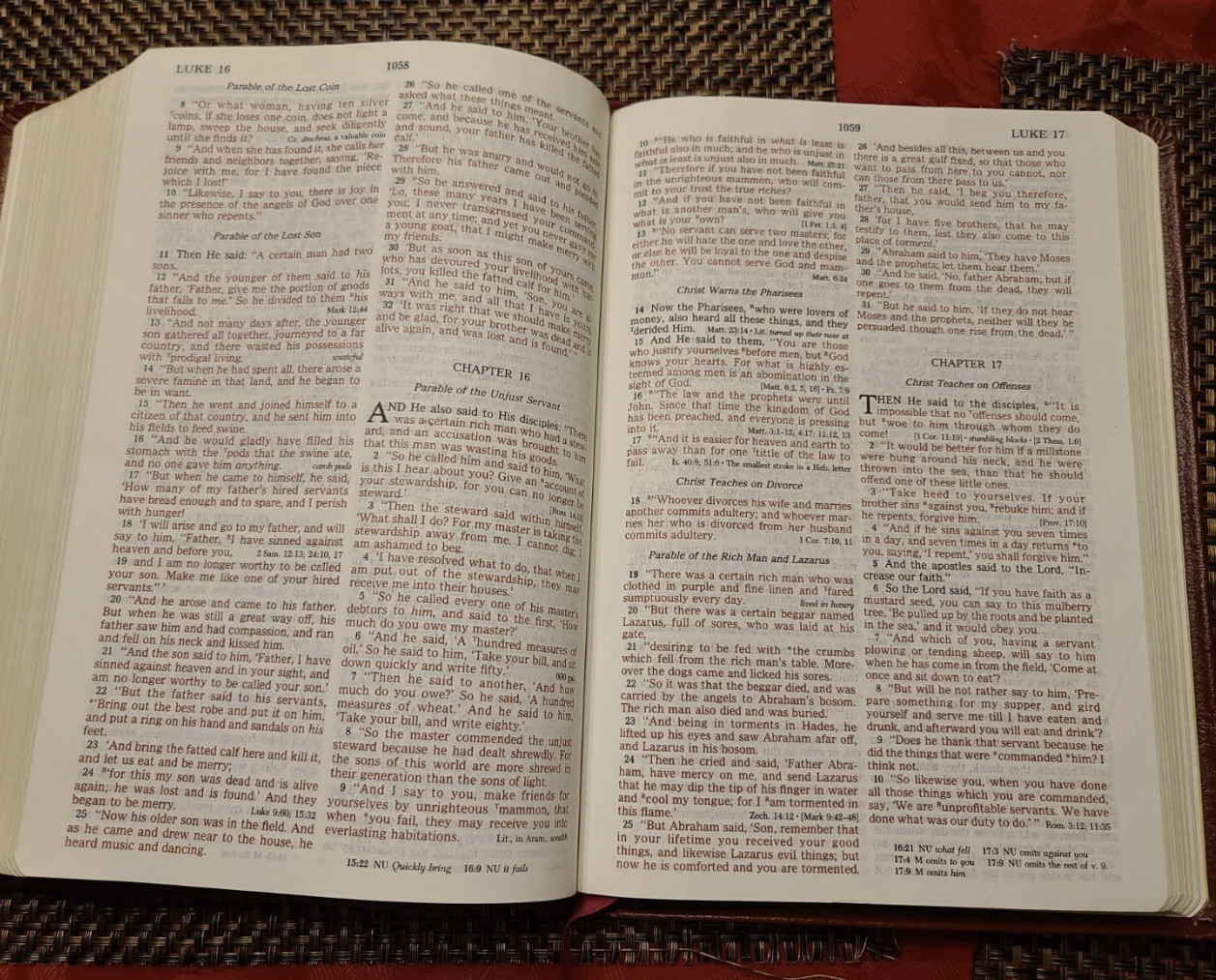 NKJV Open Bible Large Print Genuine Leather Extended Edition 10th Anniversary