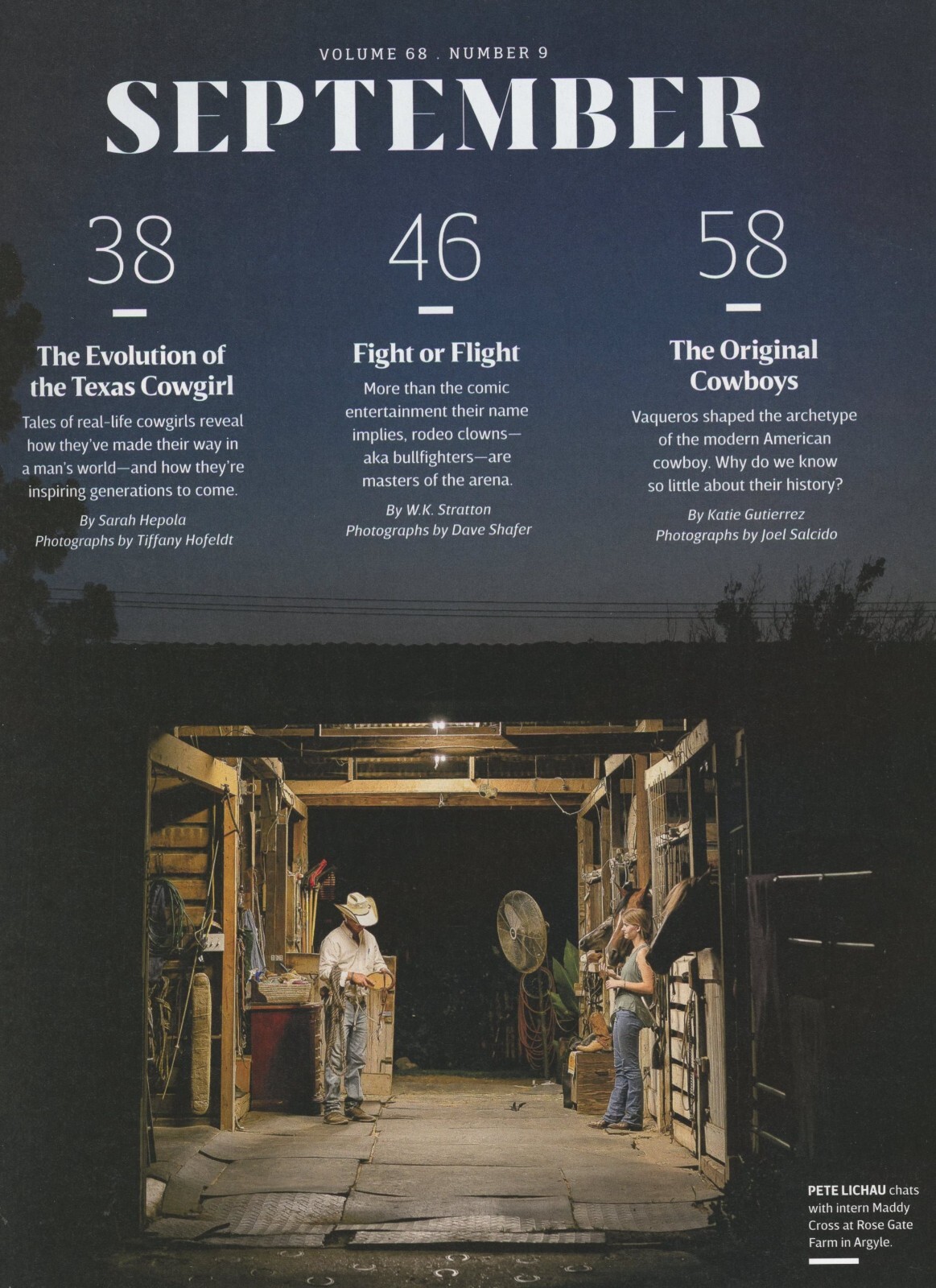 TEXAS MONTHLY Magazine – September 2021 with Maddie Ferguson on the cover