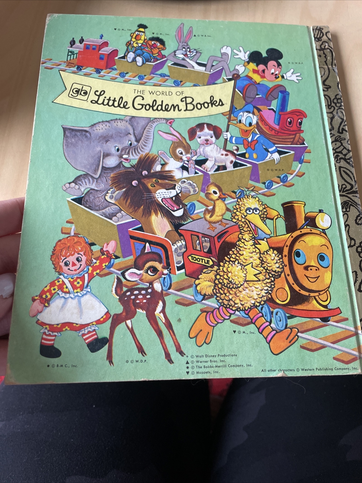 Walt Disney’s Mickey Mouse and Goofy: The Big Bear Scare Golden Book 1979 VTG