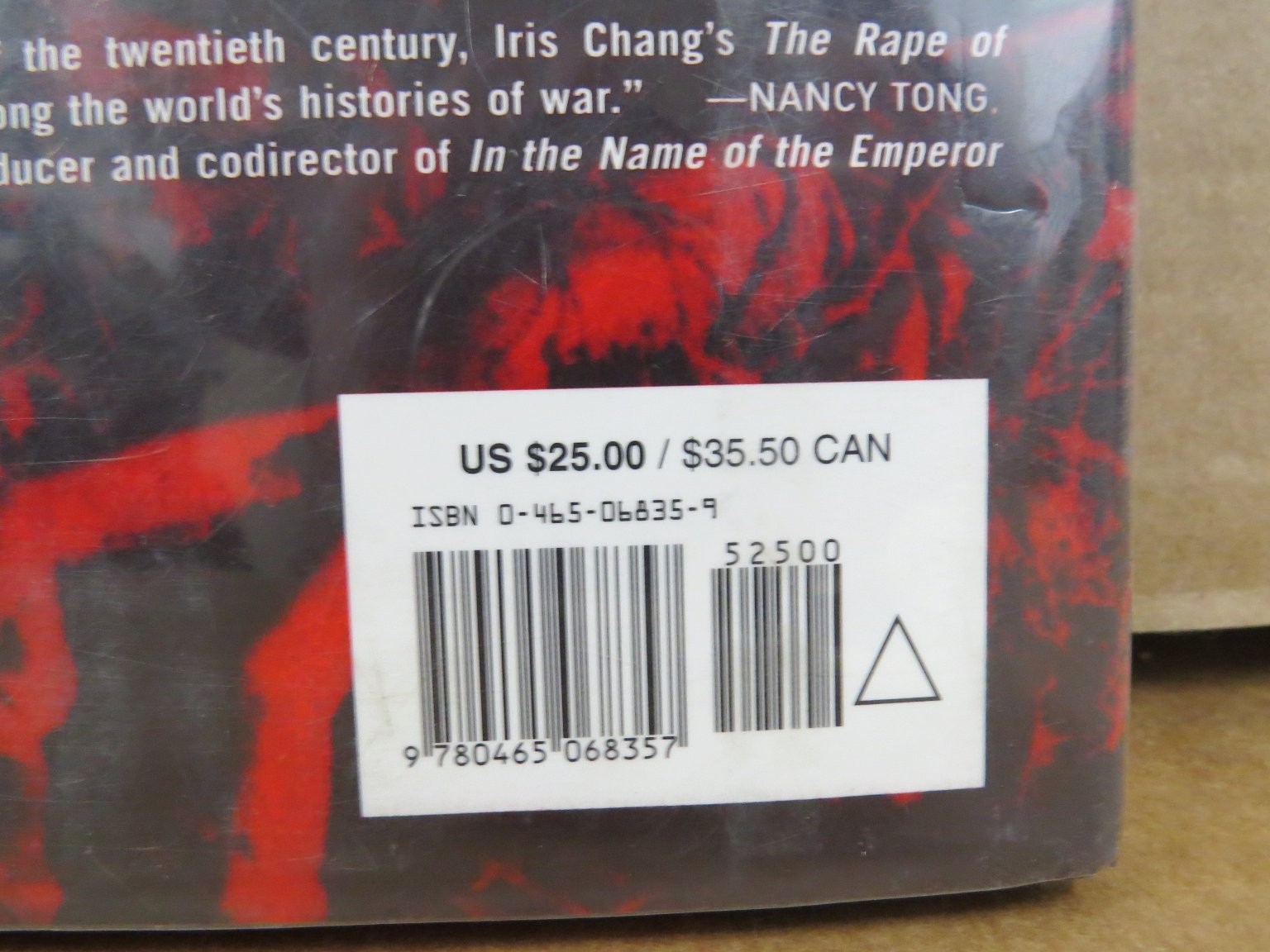 The Rape of Nanking Iris Chang 1997 First Edition WWII History Basic Books