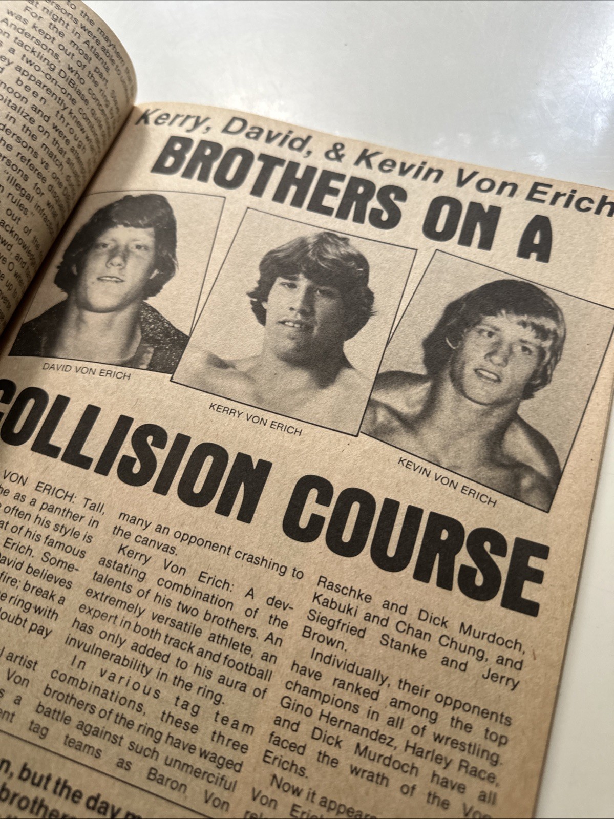 The Wrestler Magazine ~ December 1981 ~ Dusty Rhodes: The American Dreams Recurr