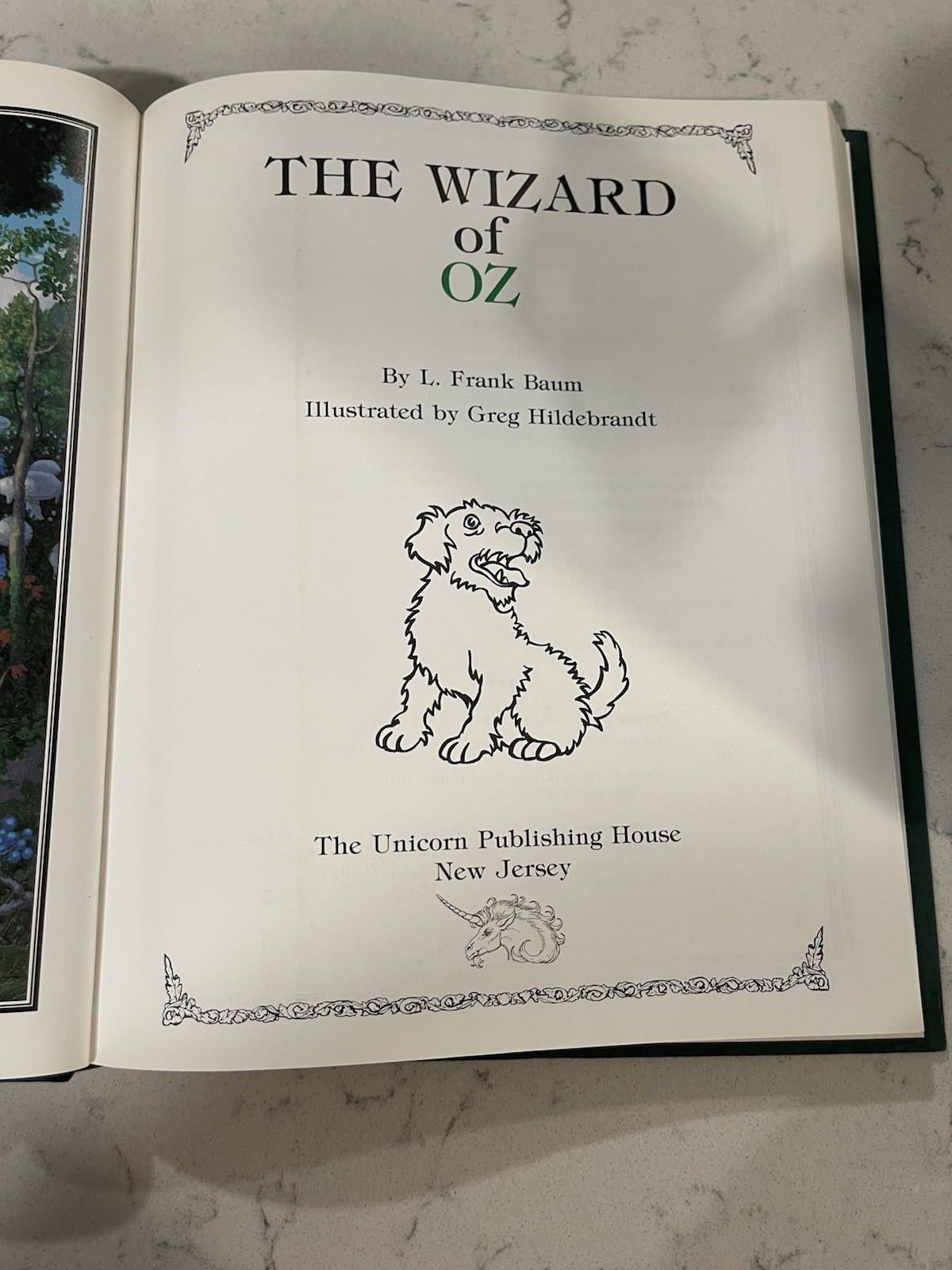 The Wizard of Oz by L. Frank Baum, Unicorn Publishing House 1985 Cloth Bound