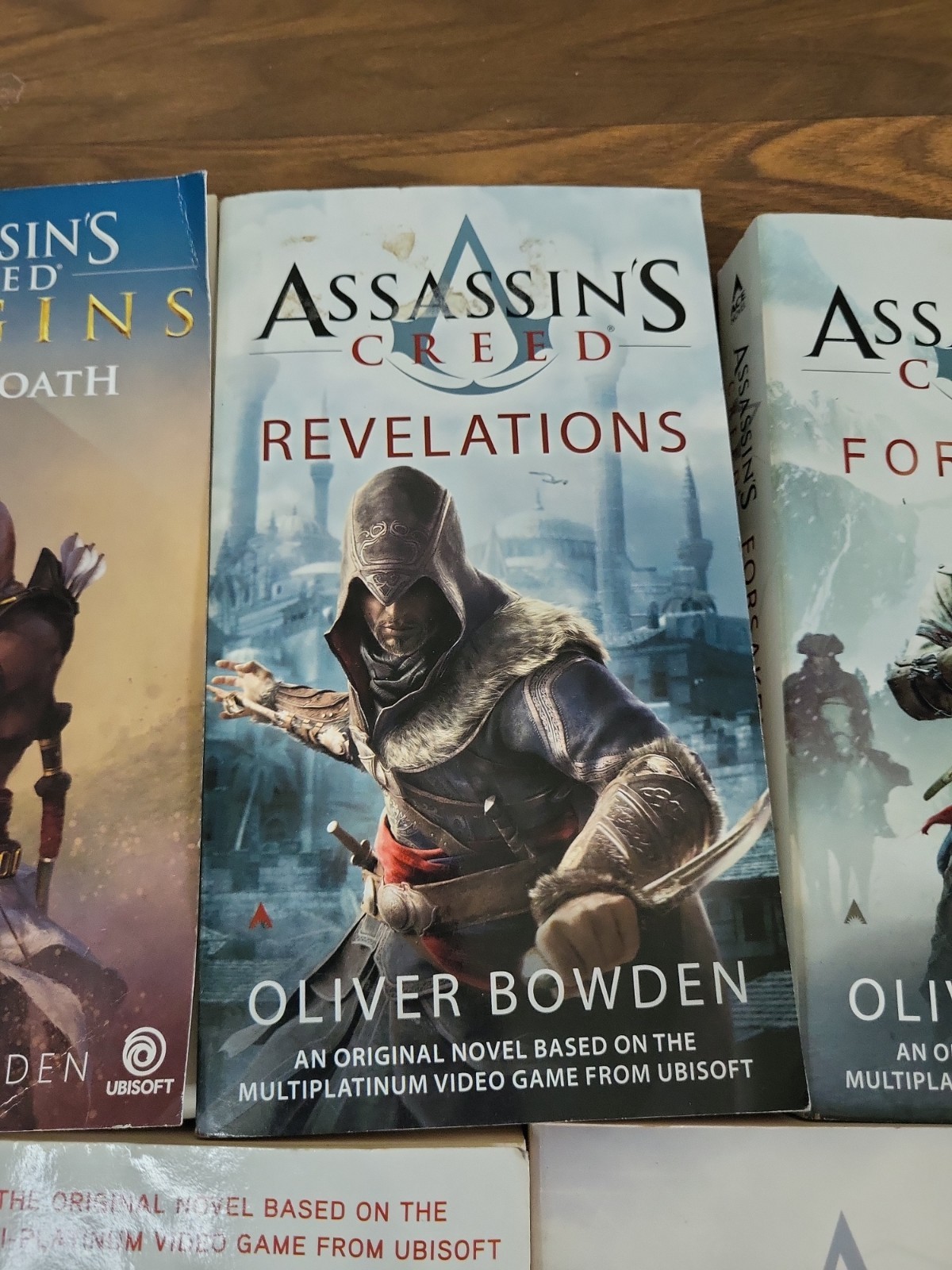 Assassin’s Creed 5-Book Lot Oliver Bowden Ace PB Video Game Fantasy Adventure