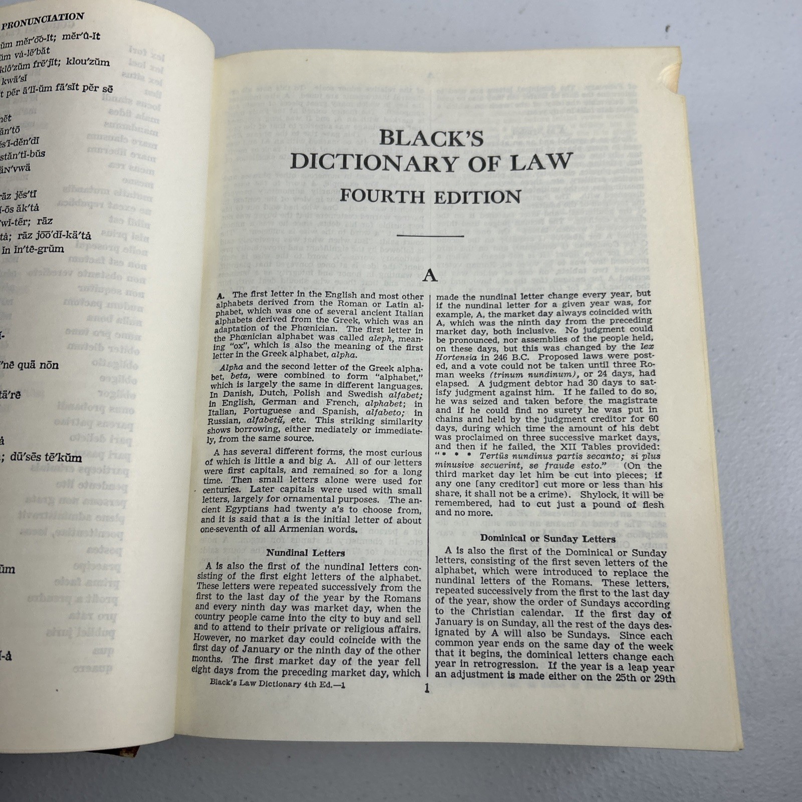 Black’s Law Dictionary De Luxe 4th Edition 1957 Guide Pronunciation Henry Black