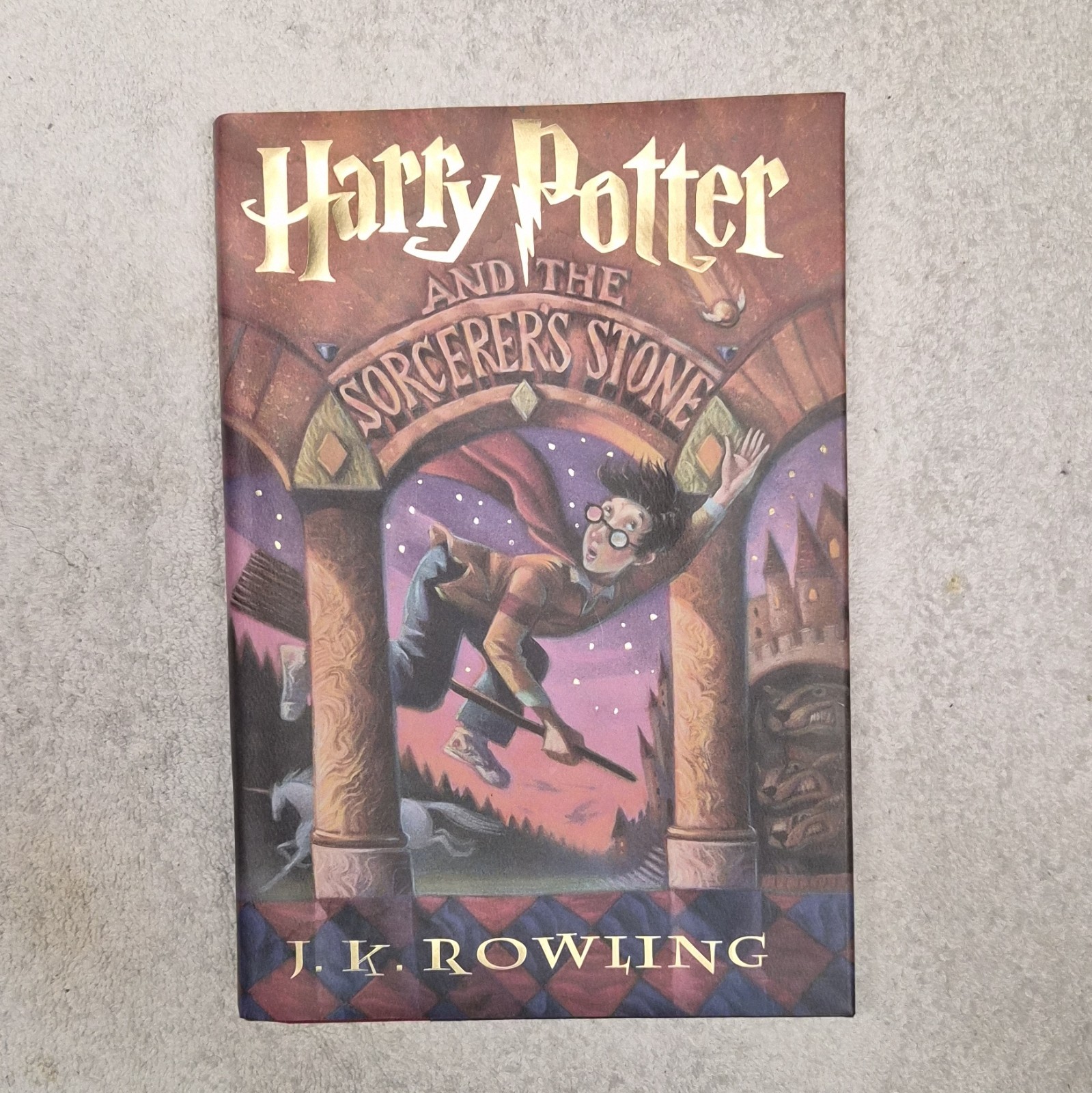 original U.S. hardcover editions of Harry Potter by J.K. Rowling