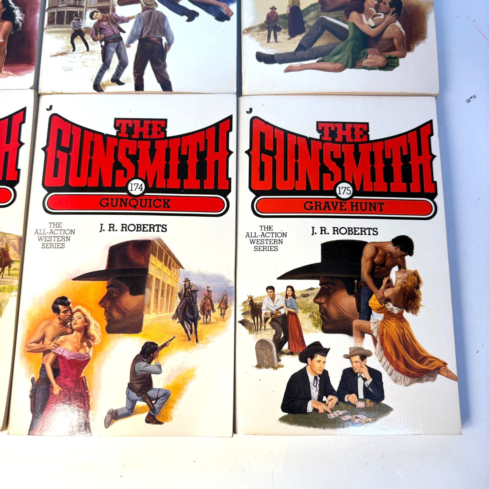 The Gunsmith Series – JR Roberts Lot of 10 Paperbacks Vols. #170-179