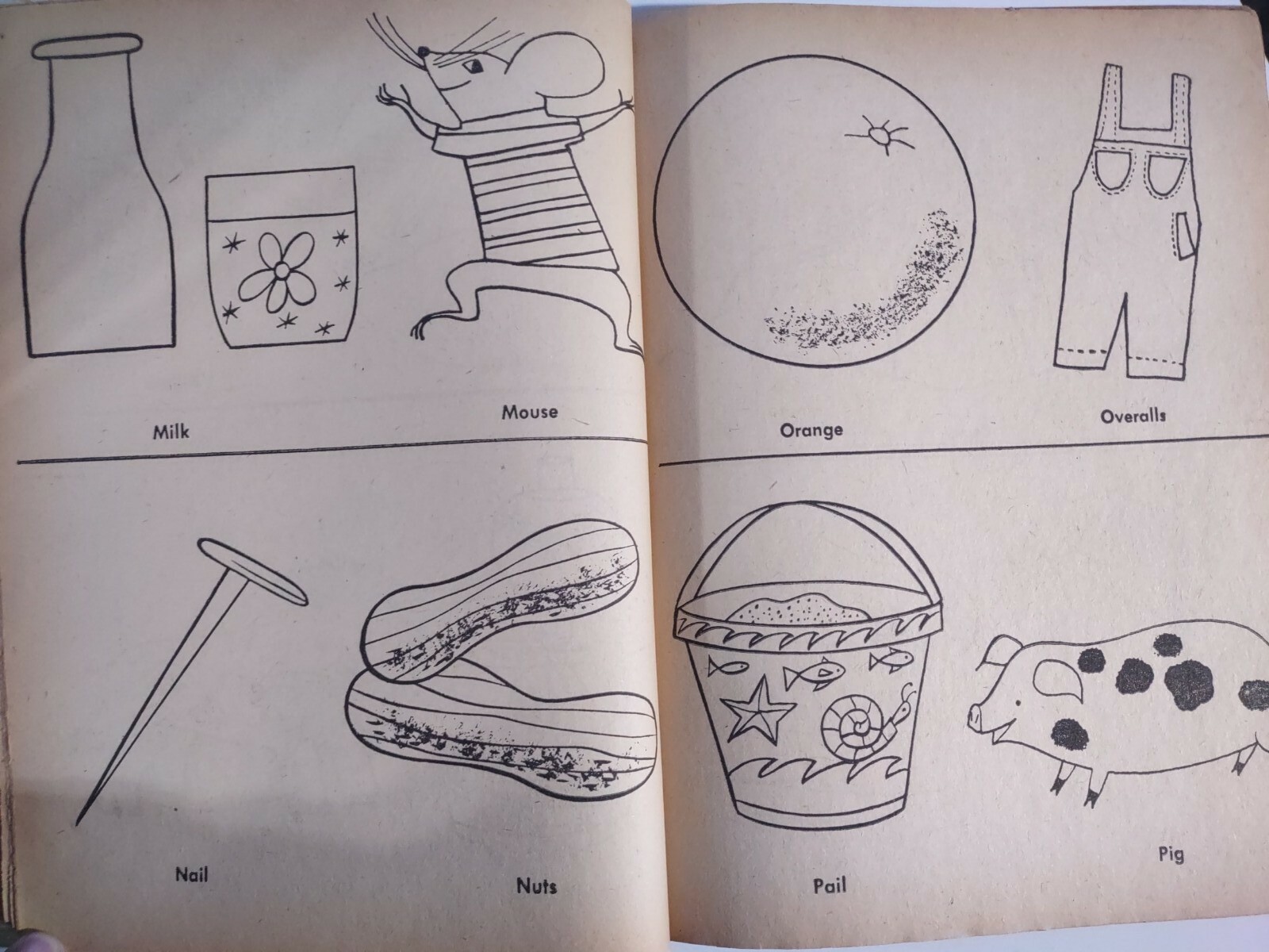 1959 FUN TIME Coloring Book #336 Treasure Coloring Books UNCOLORED 60+ pages.