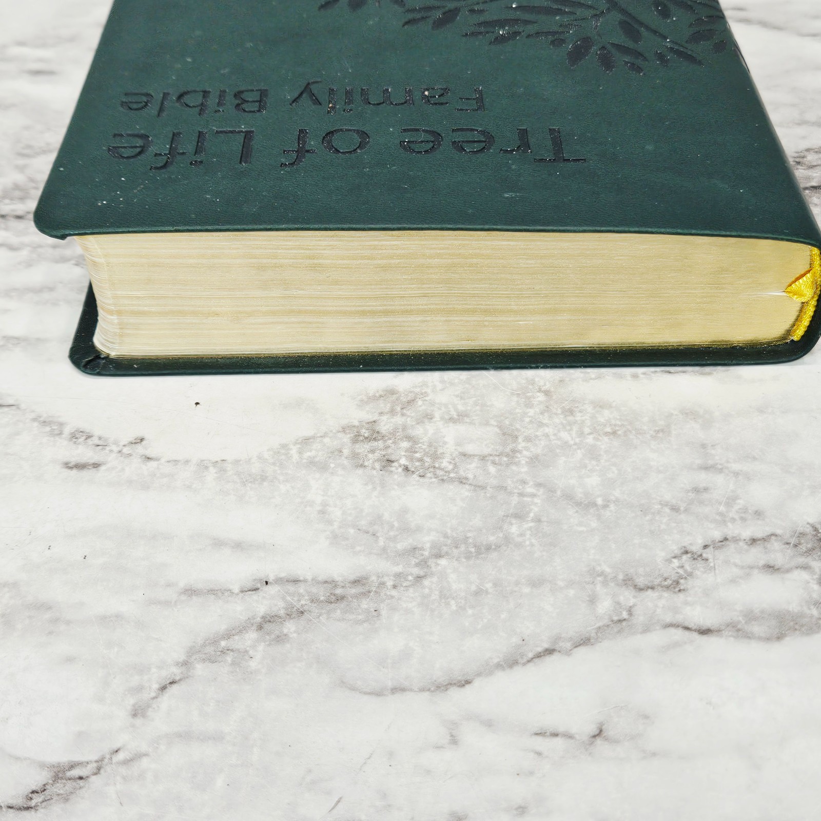 Messianic Jewish Family Bible Tree of Life Version TLV Gold Gilt Dark Green Tabs