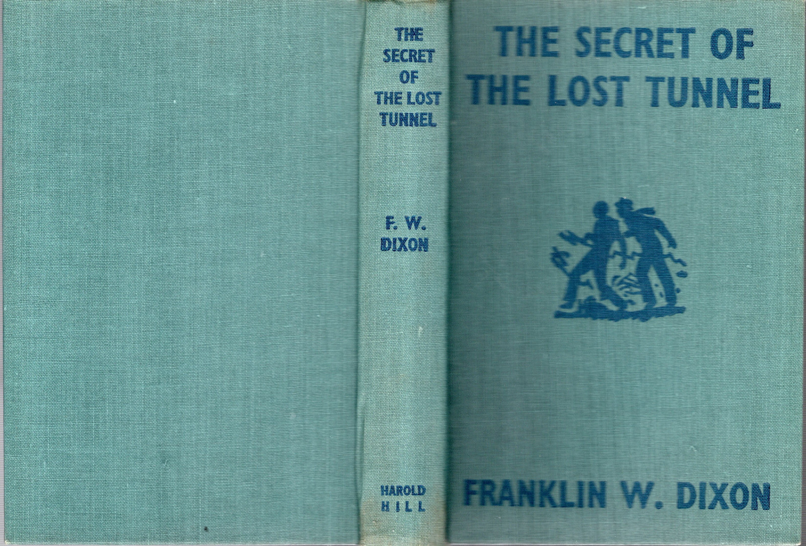 HARDY BOYS #29 THE SECRET OF THE LOST TUNNEL w/DJ NPC RARE UK HAROLD HILL 1950