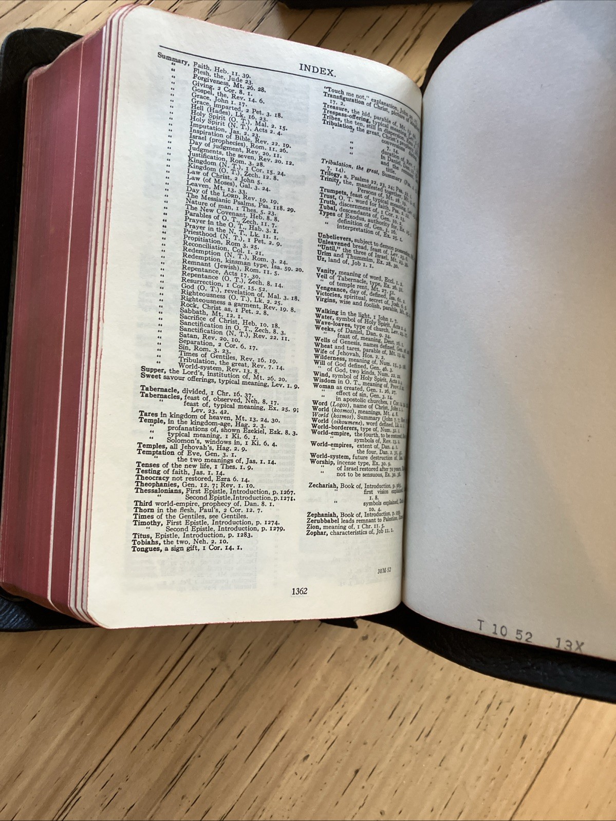 Rare! 1945 Scofield Reference Bible Pocket KJV Oxford Genuine Leather 13X in Box