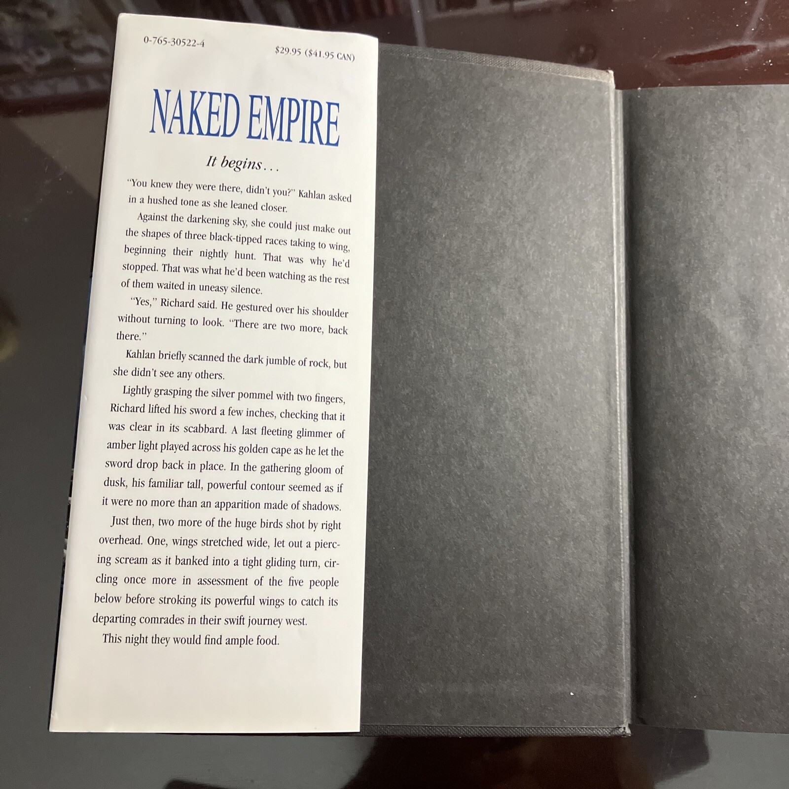 Naked Empire by Terry Goodkind, NEW 1st/1st Hardcover, FREE SHIP
