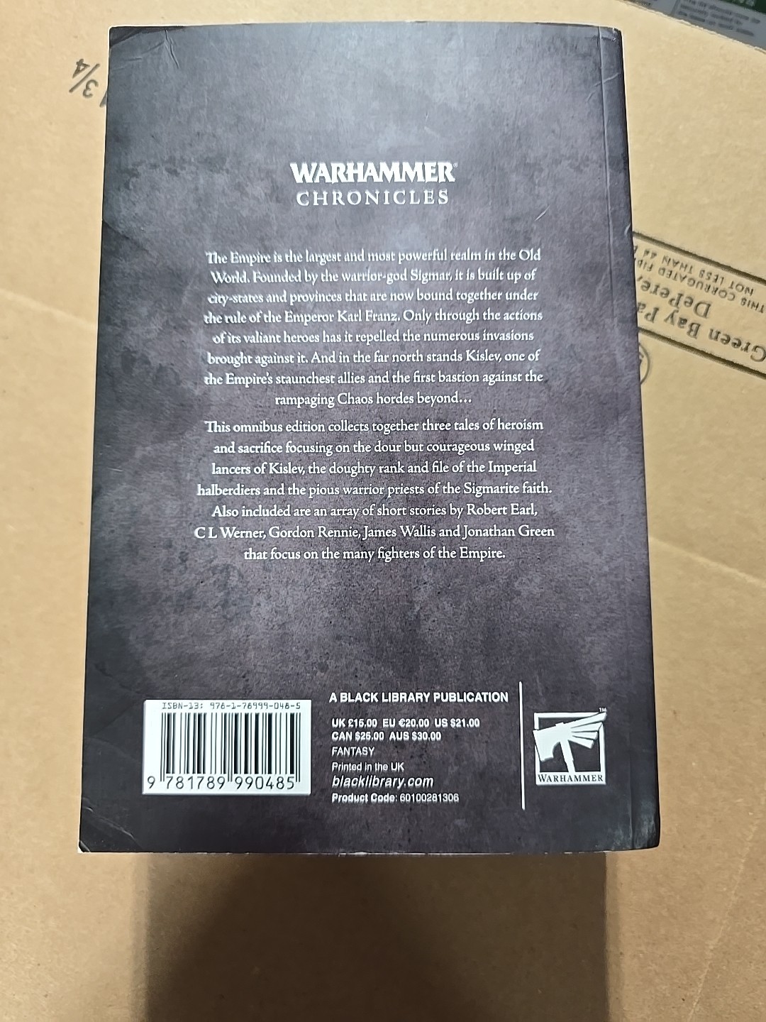 Empire at War by Darius Hinks,… Warhammer Chronicles Black Library Warhammer D