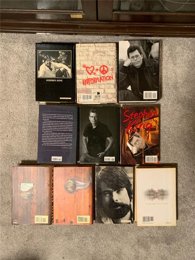 Lot of 10 Stephen King The Tommyknockers Cujo Hardcover ALL Retail No BCE